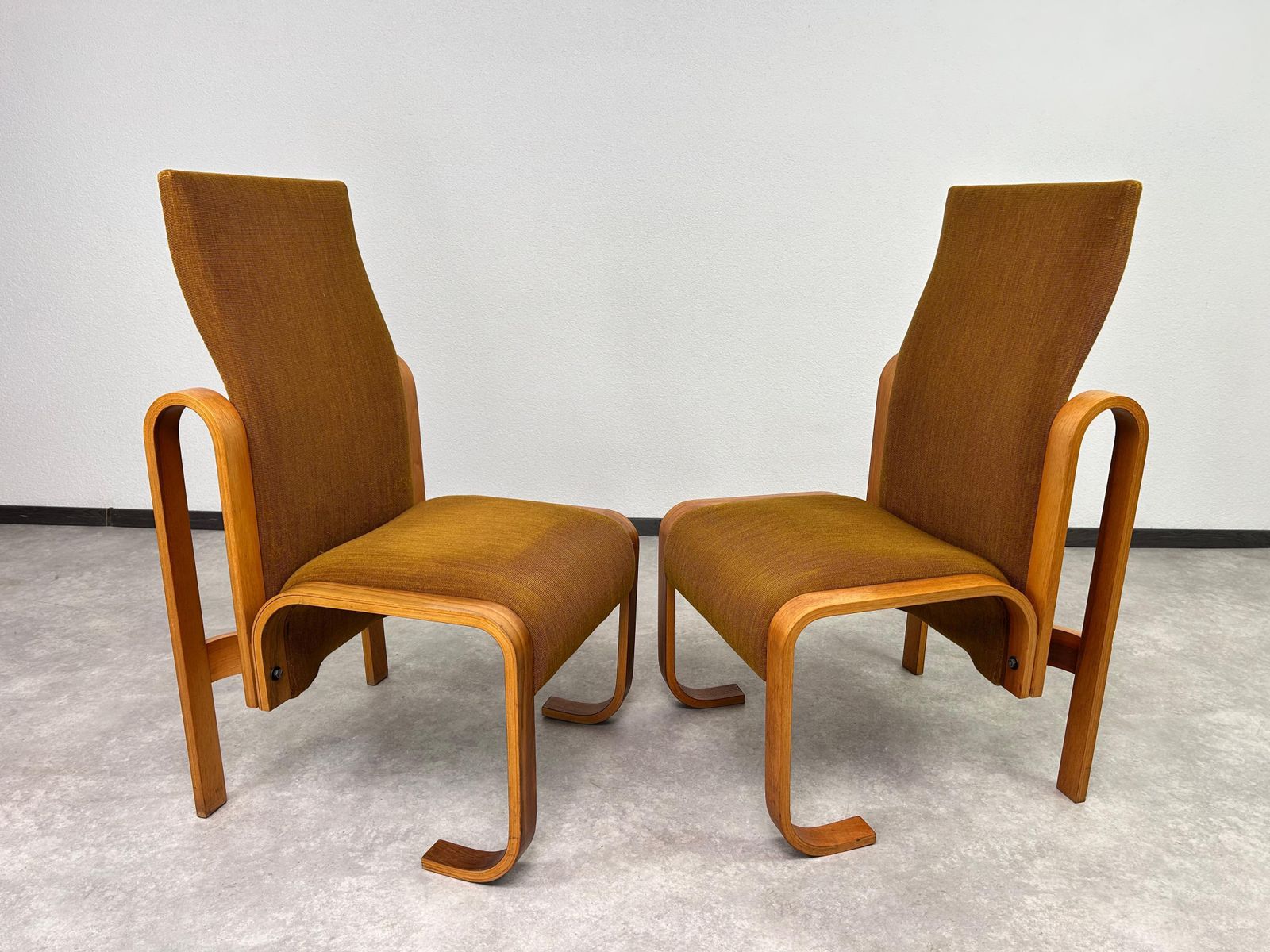 Very Rare Chairs By Jan Bočan Designed For Czechoslovak Embassy In Stockholm photo for sale