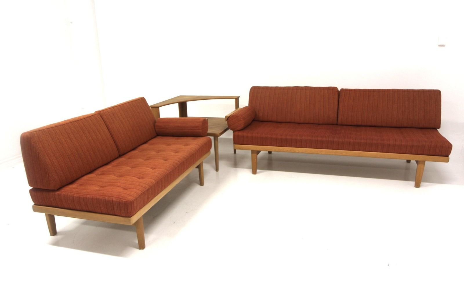 Scandinavian Carina Living Room Set By Yngvar Sandström For Kock Möbel Ab, Sweden, 1960s, Set Of 3 photo vinterior