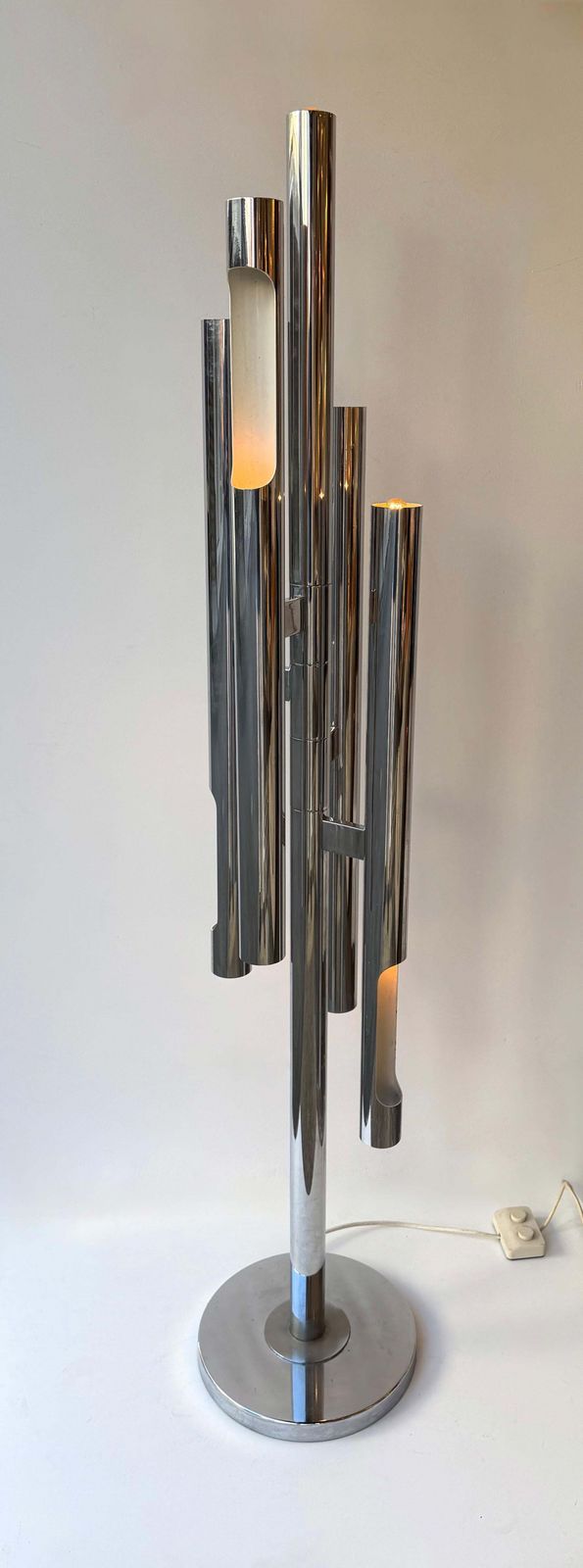 Floor Lamp Organ By Gaetano Sciolari, Italy, 1970s photo furniture