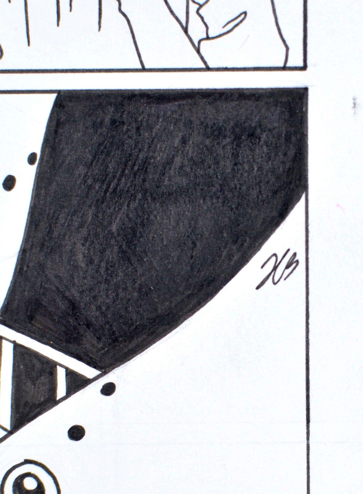 Herta Balodefainting. A Comic, By Herta Balode. 2023. Rapidograph, Marker. 21x30 Cm. Signed2023 photo vinterior