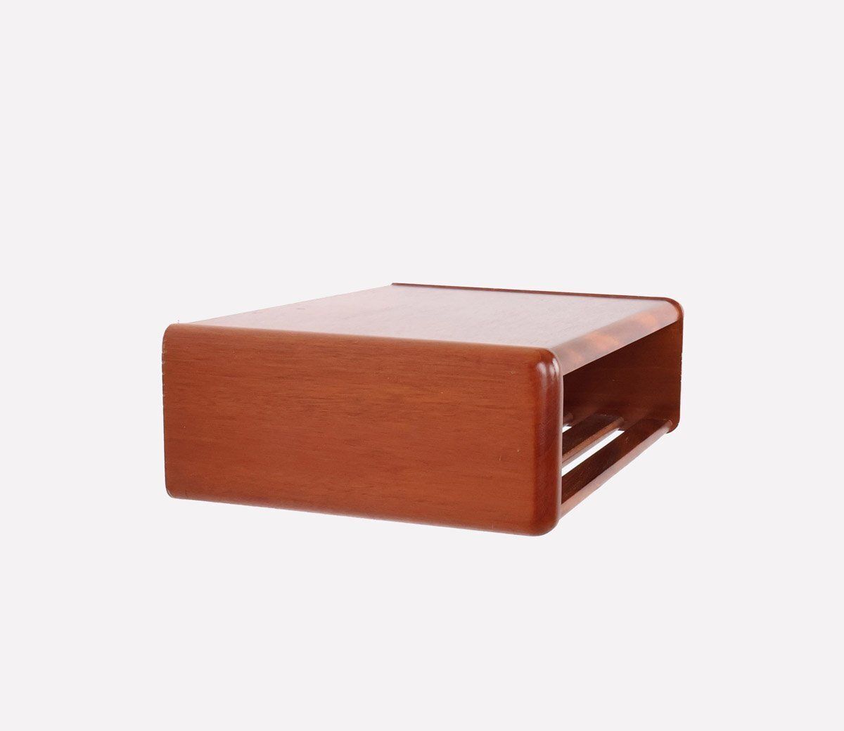 Vintage Floating Wooden Wall Bedside Tables, 1960s, Set Of 2 photo buy