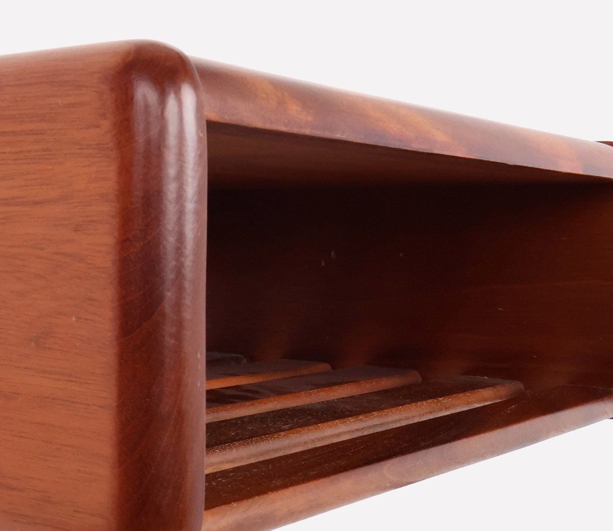 photo furniture Vintage Floating Wooden Wall Bedside Tables, 1960s, Set Of 2