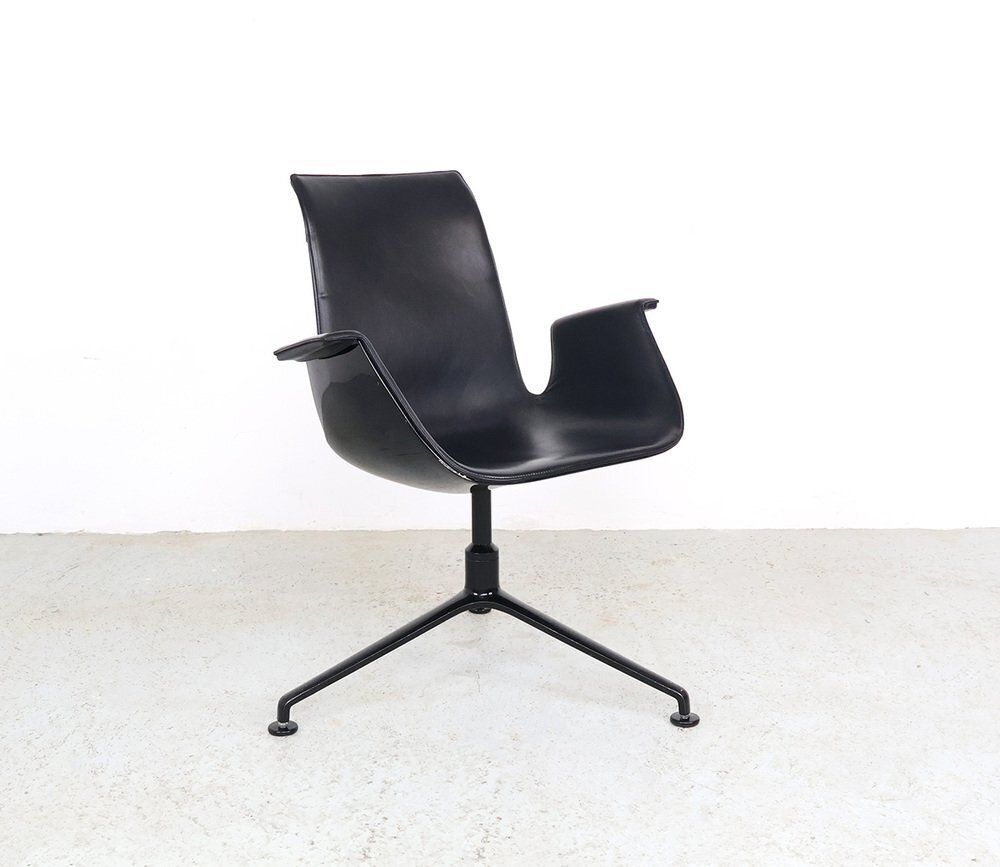 The Bucket Chair Swivel Chair By Preben Fabricius For Walter Knoll / Wilhelm Knoll, 1990s photo for sale