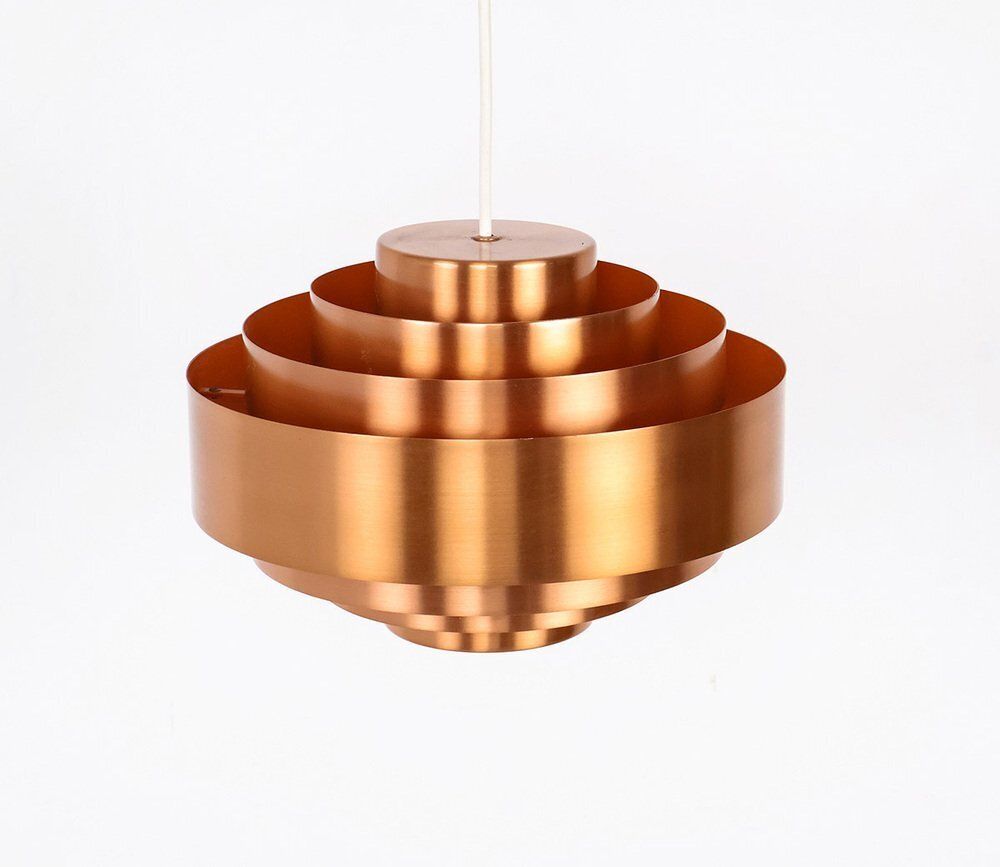 Ultra Pendant Lamp In Copper By Jo Hammerborg For Fog & Mørup, 1960s photo for sale