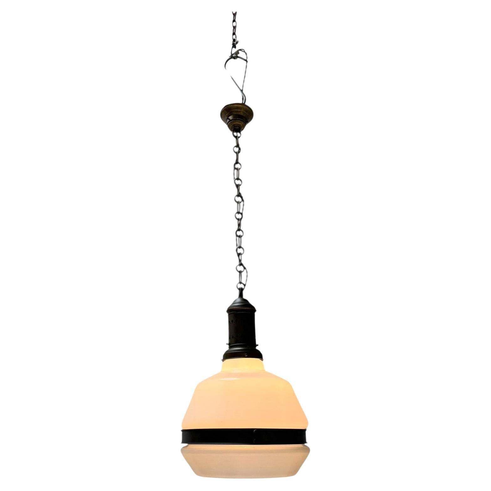 Arts & Crafts Pendant Lamp In The Style Of Peter Behrens, 1900s