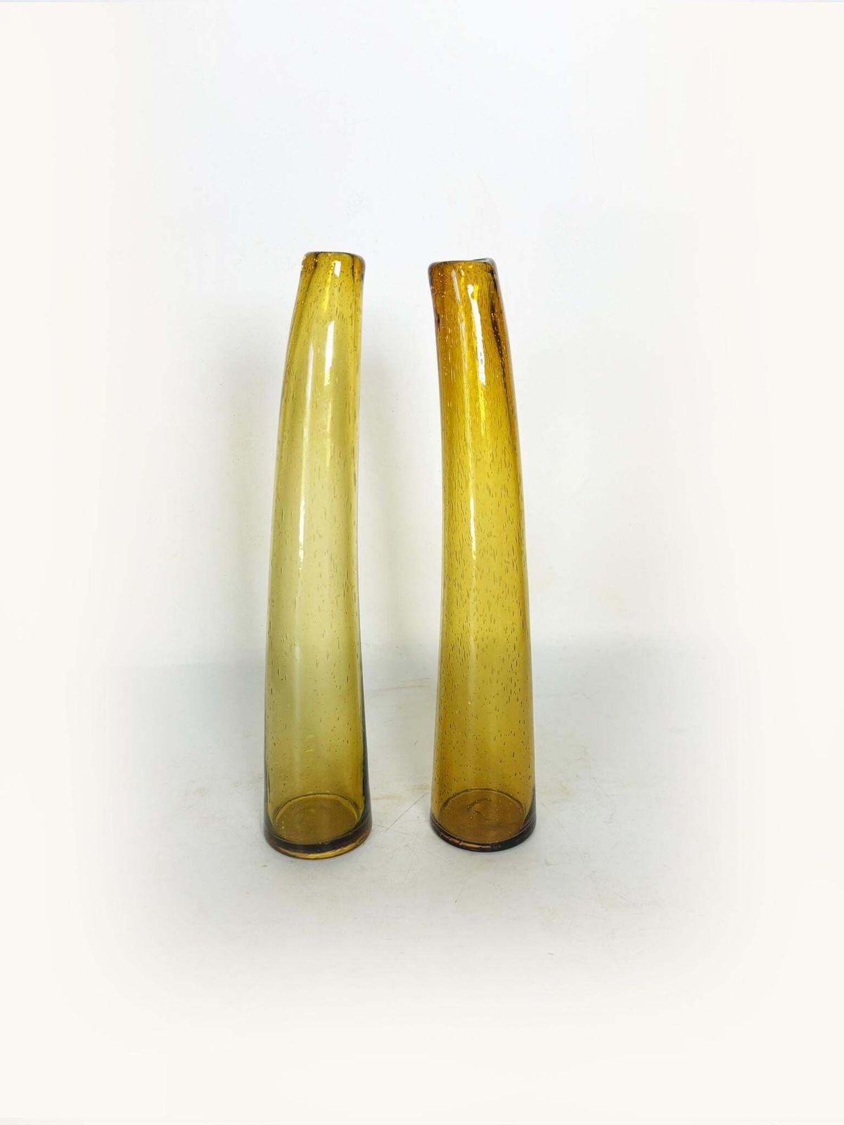 Pair Of Vases From The Biot Factory In Art Glass, France, 1980 photo Home Decor