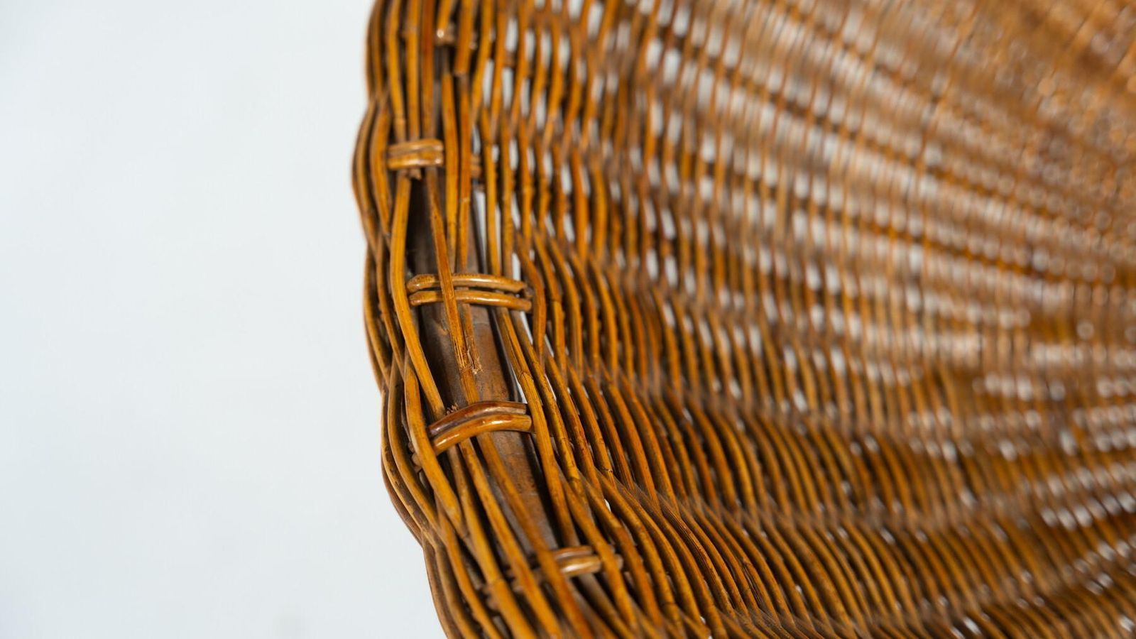photo furniture Mid Century Rattan Armchair   3 Available