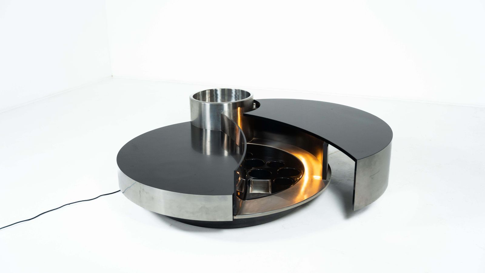 Mid Century Modern Massimo Papiri Coffee Table By Mario Sabot, Italy, 1970s photo vinterior