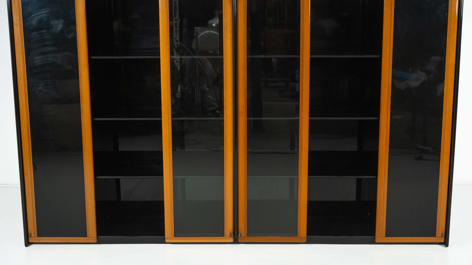 photo for sale Mid Century Modern Artona Bookcase/Vitrine By Afra And Tobia Scarpa, Maxalto