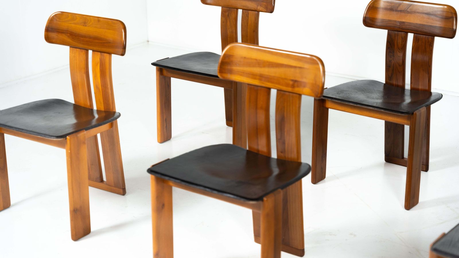 photo furniture Set Of 6 " Sapporo" Chairs By Mario Marenco For Mobilgirgi, 1970s