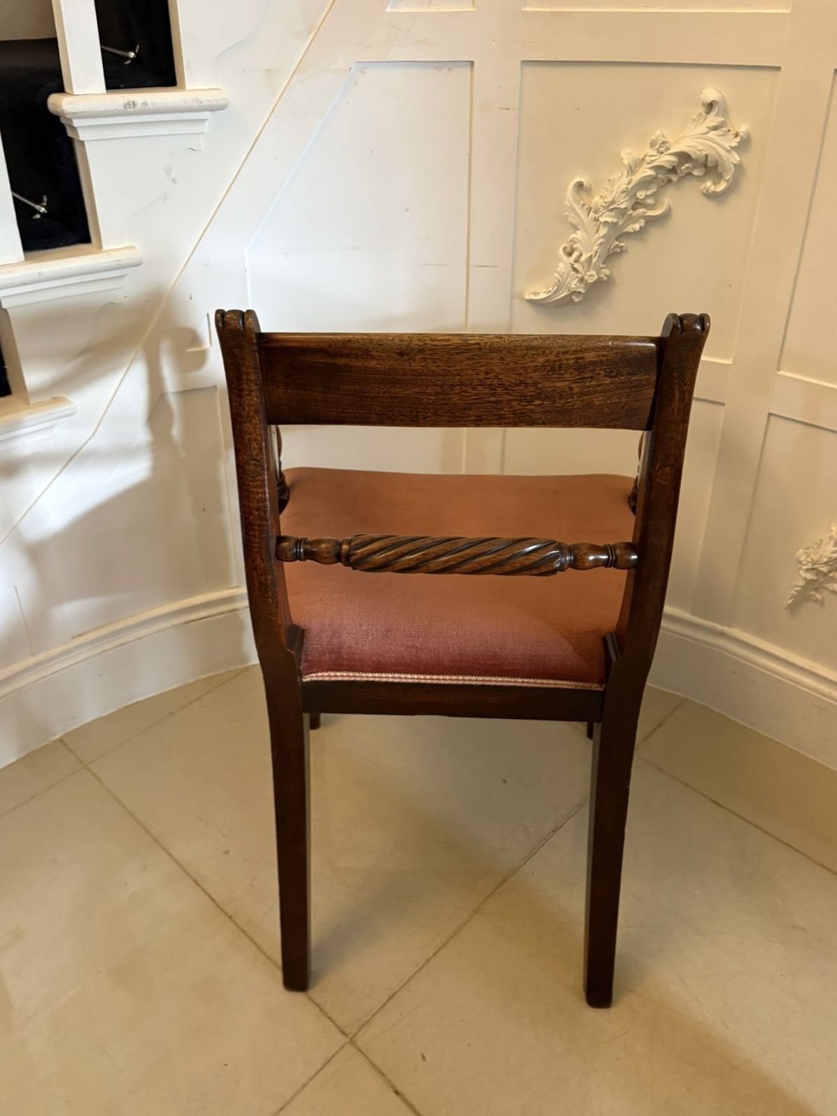 Antique R19th Century Mahogany Open Armchair photo 1195.0