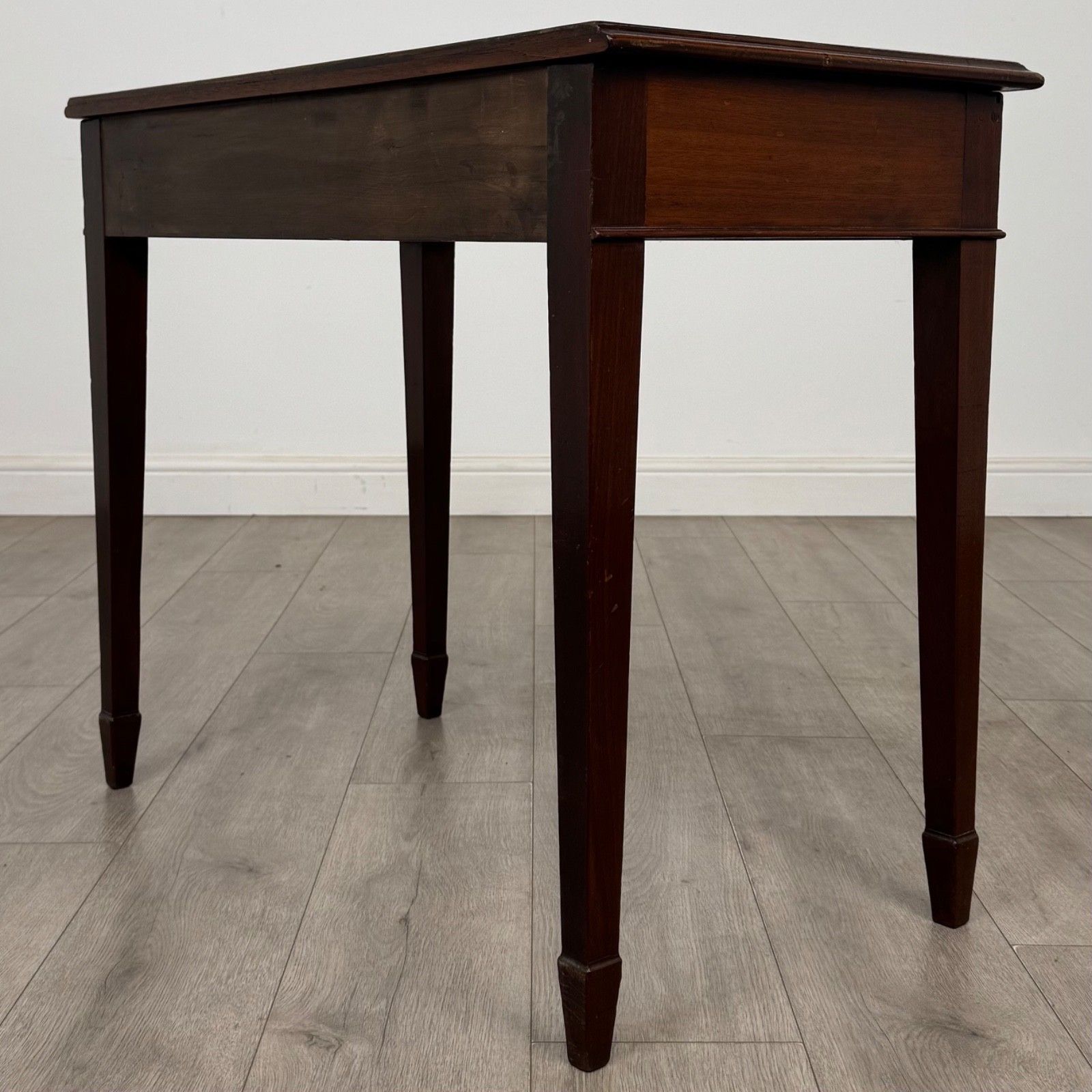 Antique 19th Century Georgian Style Writing Table In Mahogany ( Af 5367 ) photo vinterior