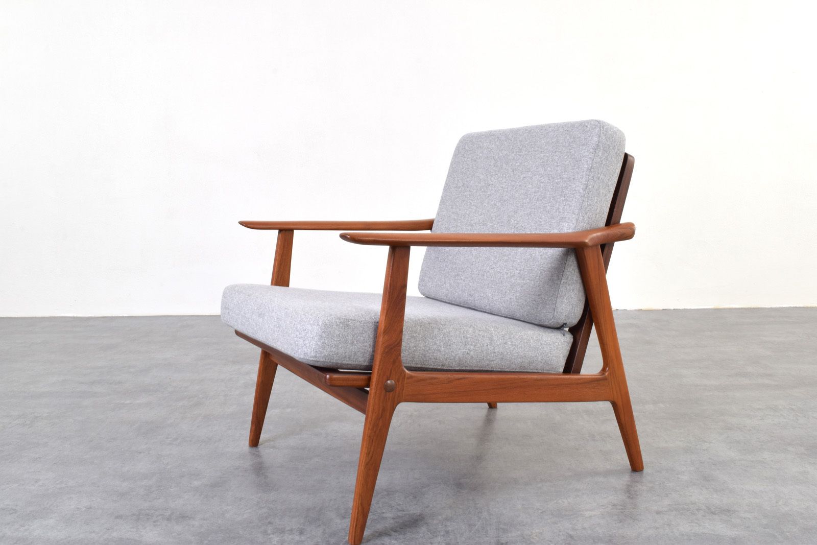 Mid Century Danish Teak Lounge Chair, 1960s. photo vintage