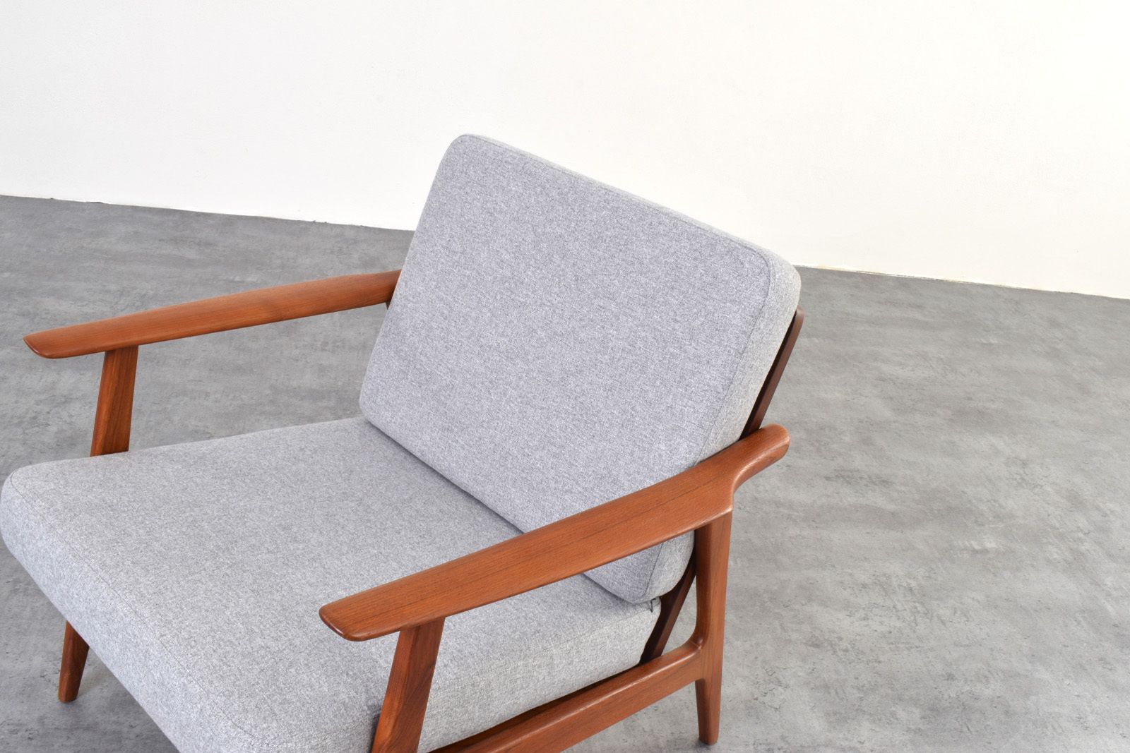 photo for sale Mid Century Danish Teak Lounge Chair, 1960s.