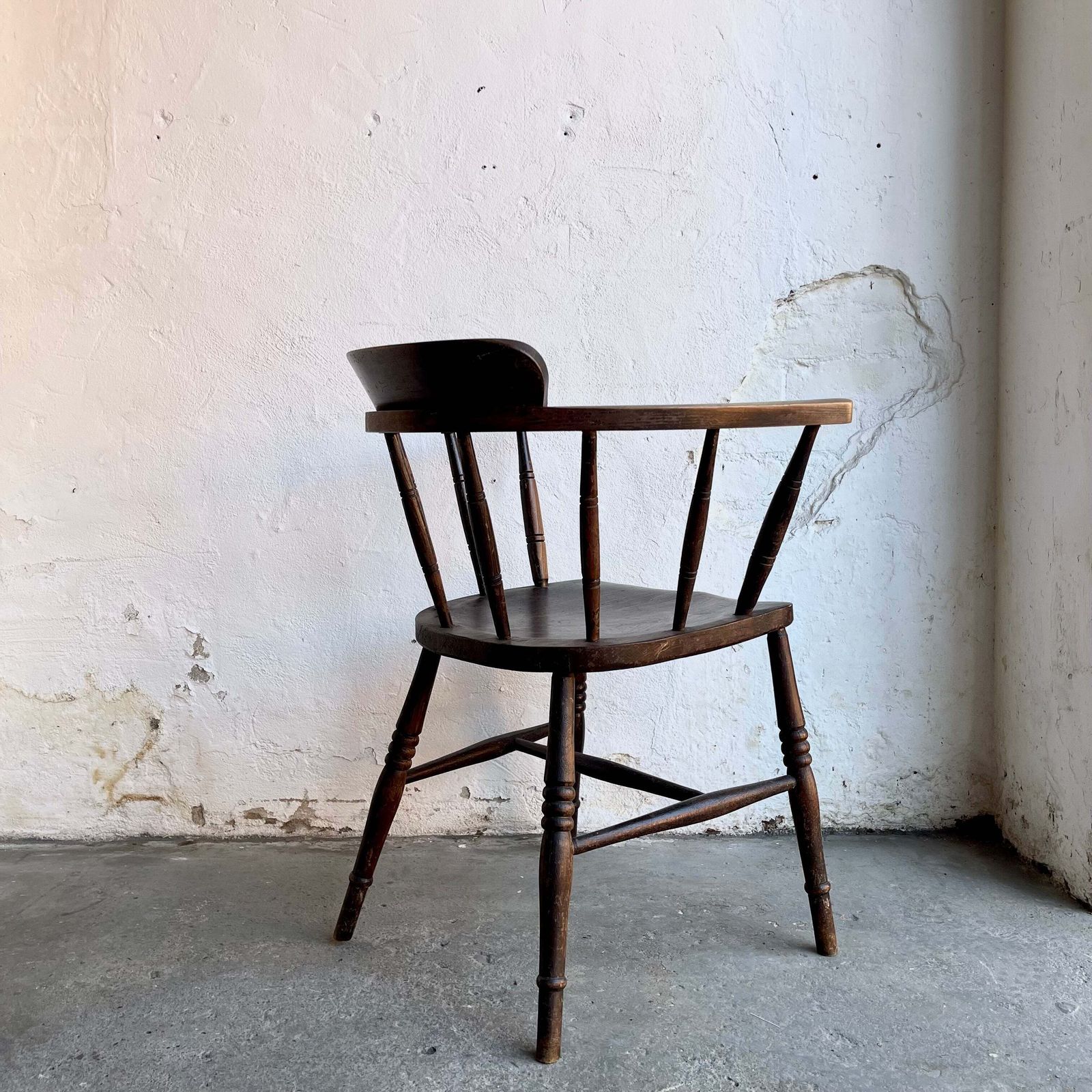 Antique Smokers Bow Chair   #2042 photo furniture