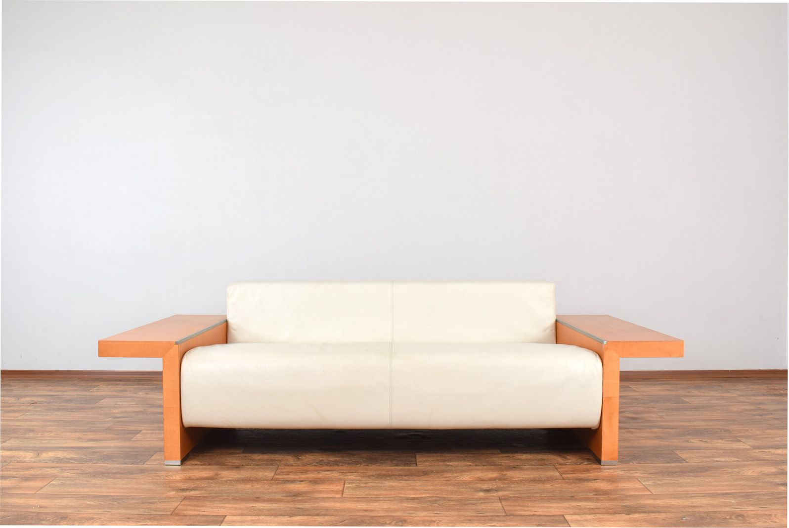 2395.0 Italian Leather Sofa From Giorgetti, 1980s. photo