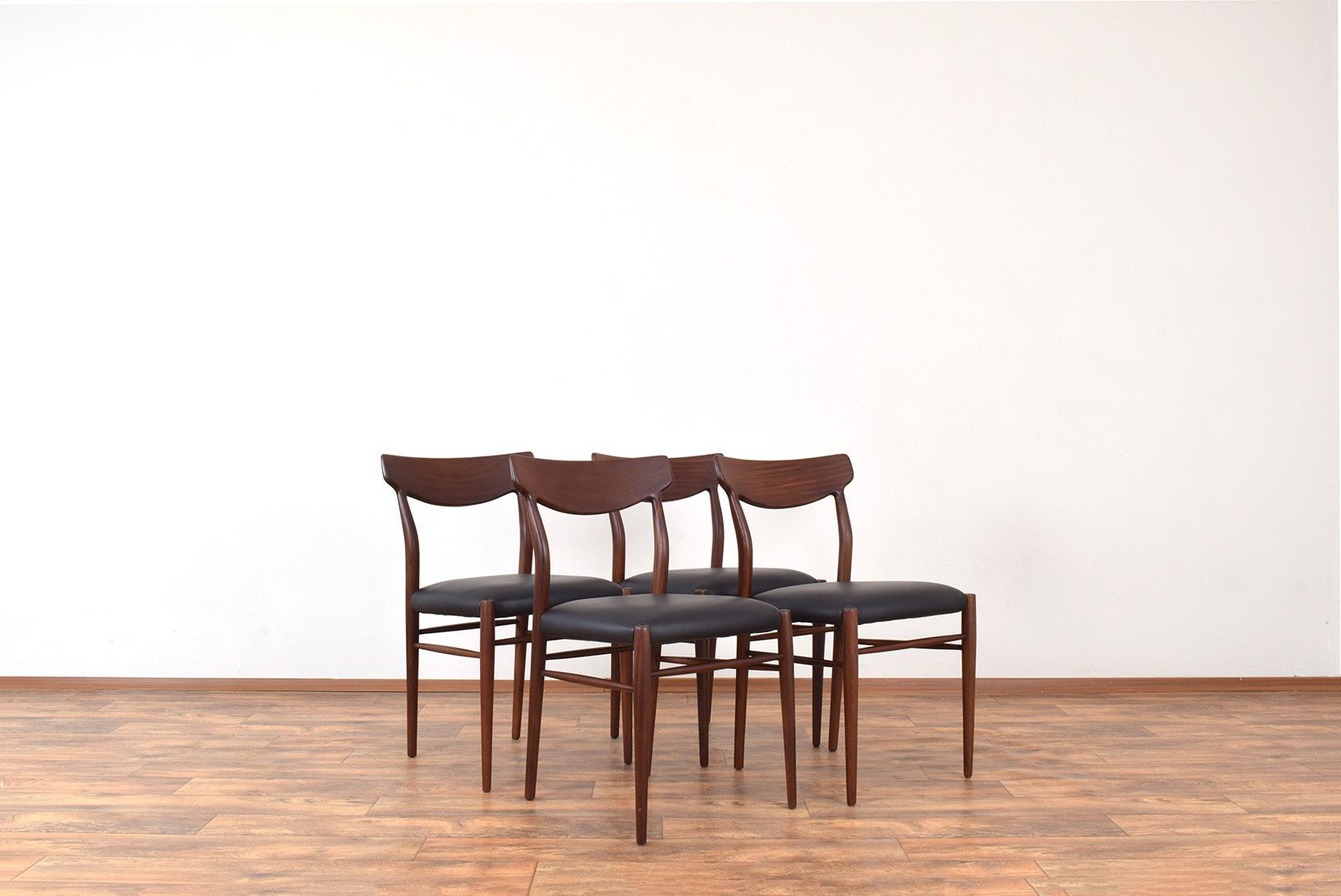 Mid Century Teak Dining Chairs By Gustav Herkströter For Lübke, 1960s, Set Of 4 photo furniture