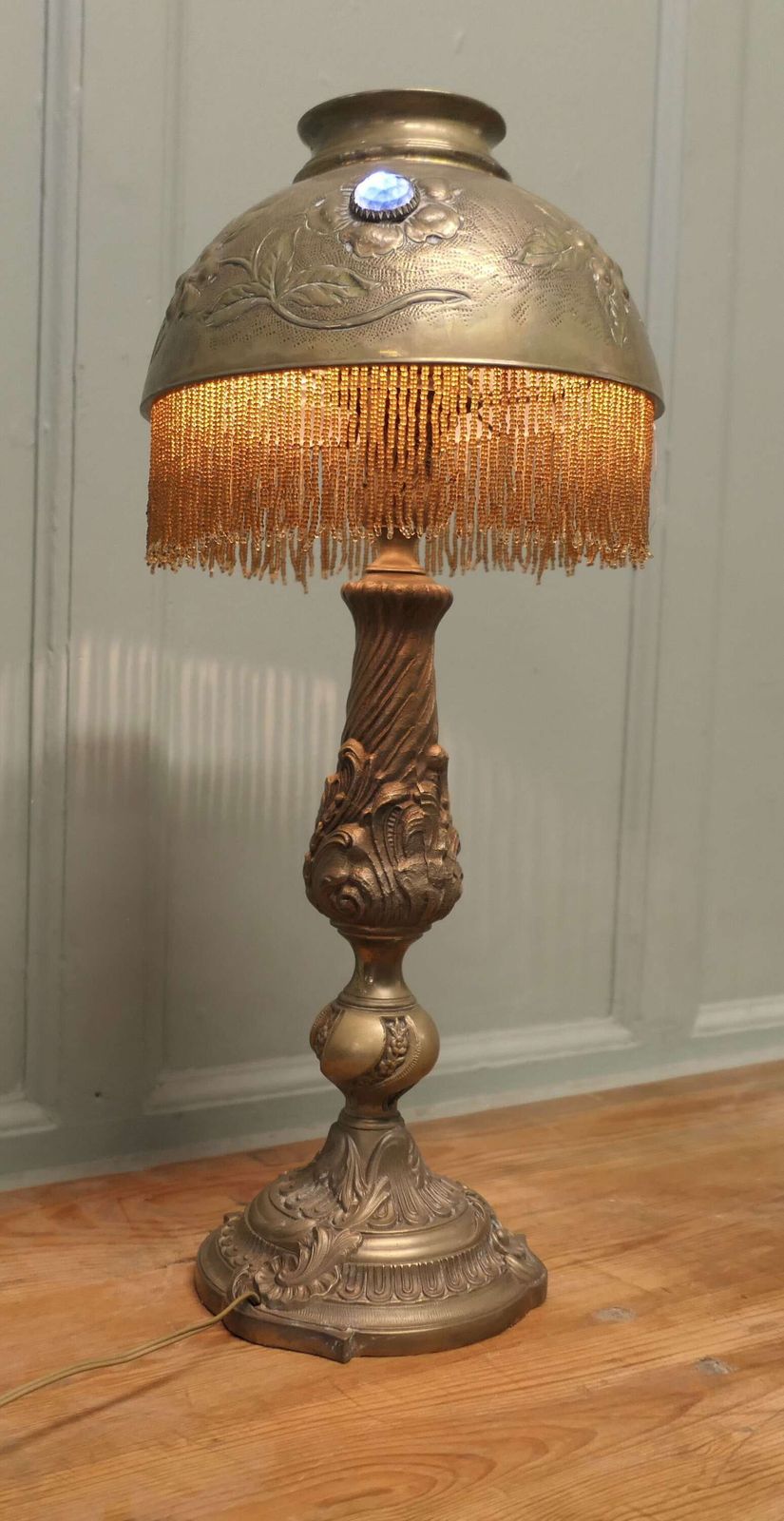 Very Unusual Arts And Crafts French Reading Lamp photo Lighting