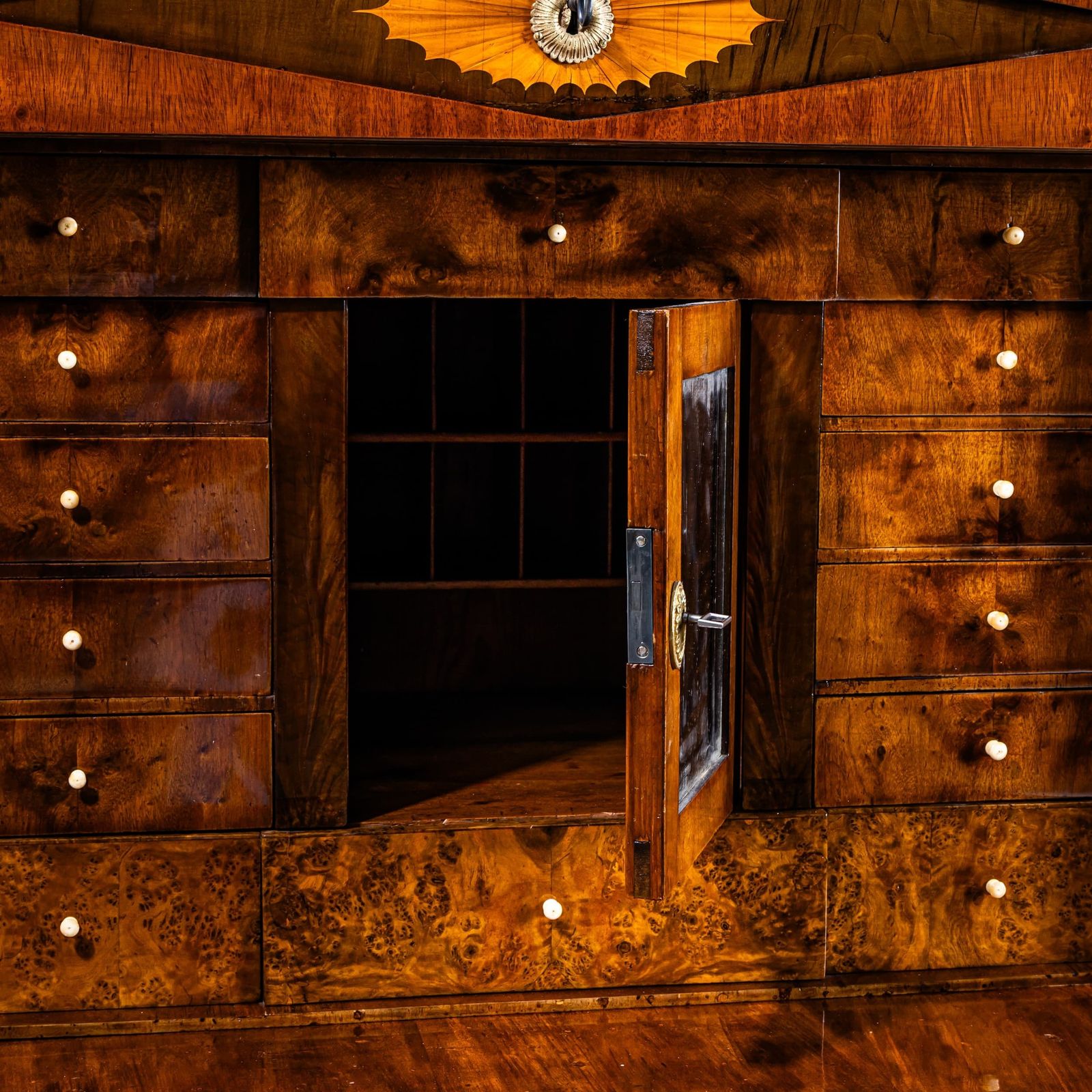 photo vinterior Biedermeier Secretary, Austria, Circa 1820