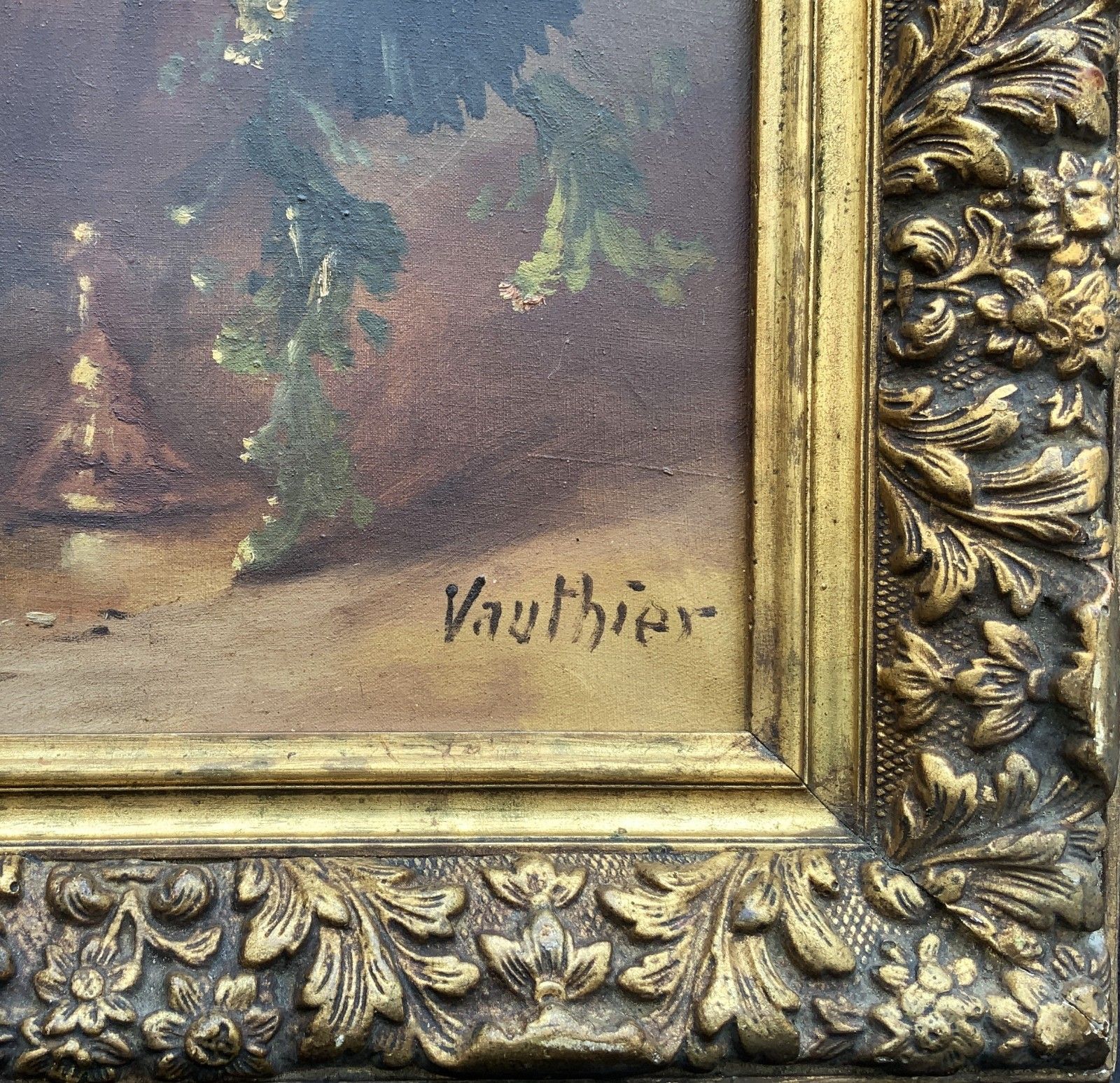 Fine 19th Century Swiss Floral Still Life Oil Painting For Minor Tlc (2 Of 2) photo vintage