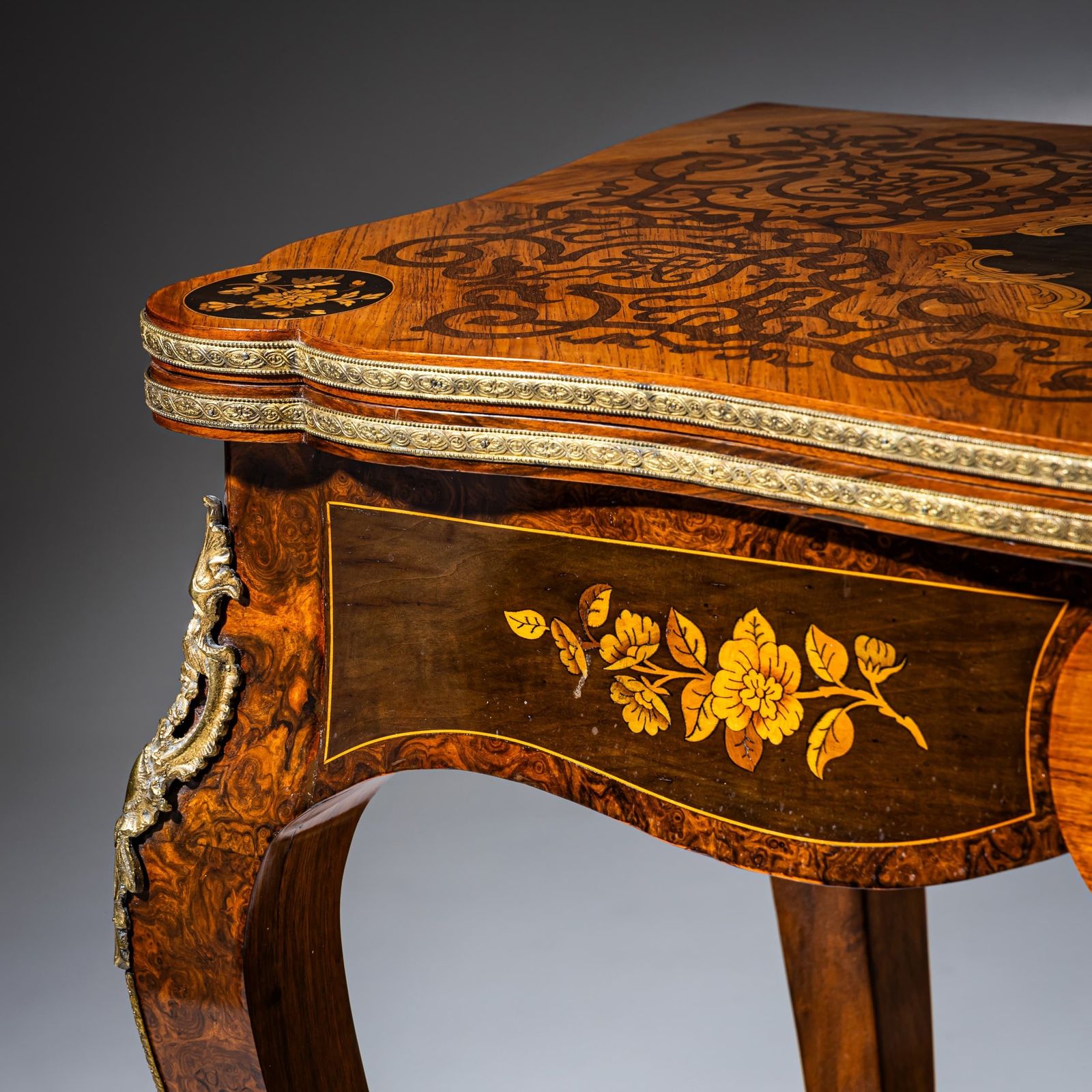 2420.0 Napoleon III Games Table, France, Late 19th Century photo