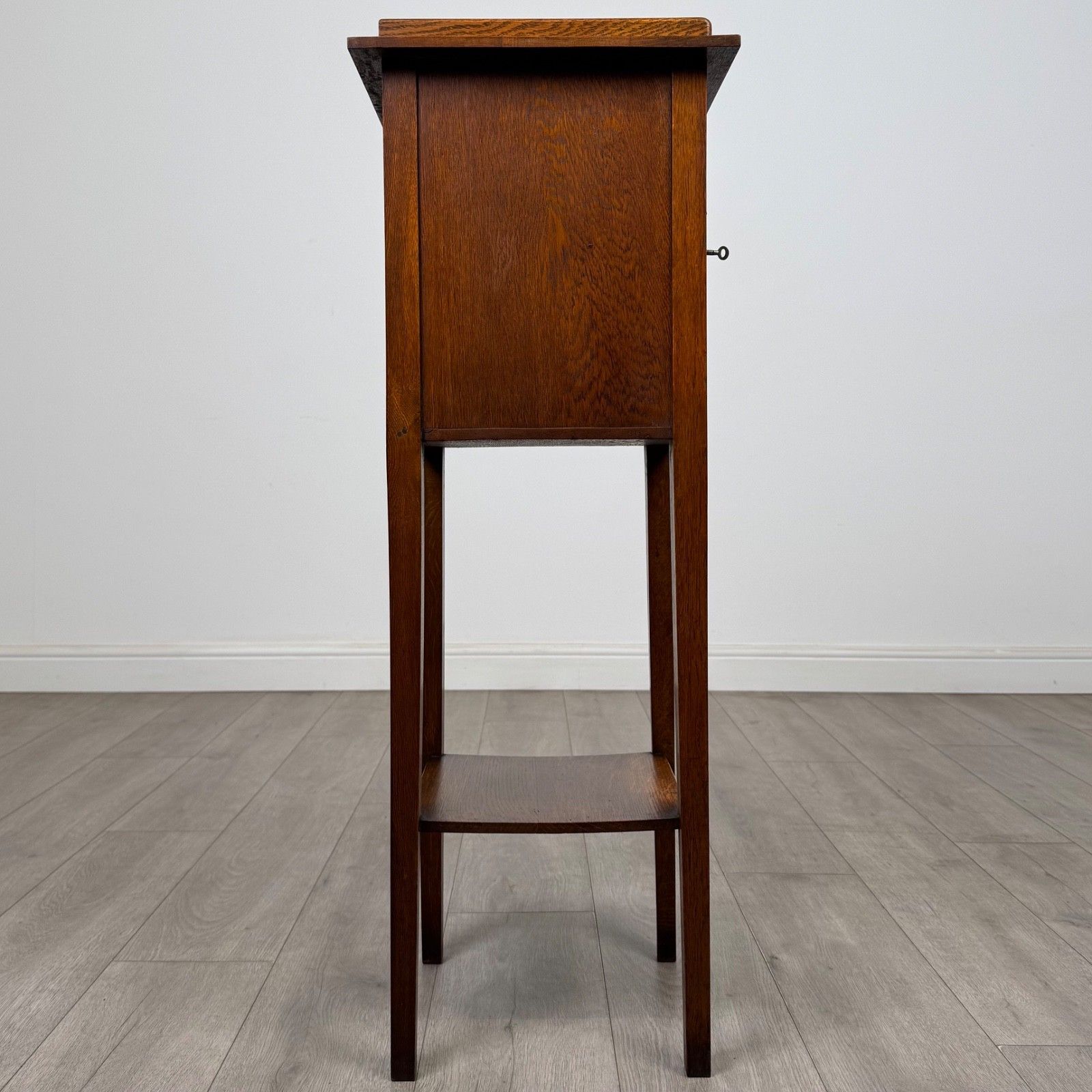Antique 20th Century Small Arts & Crafts Cabinet In Oak ( Af 5341 ) photo vintage