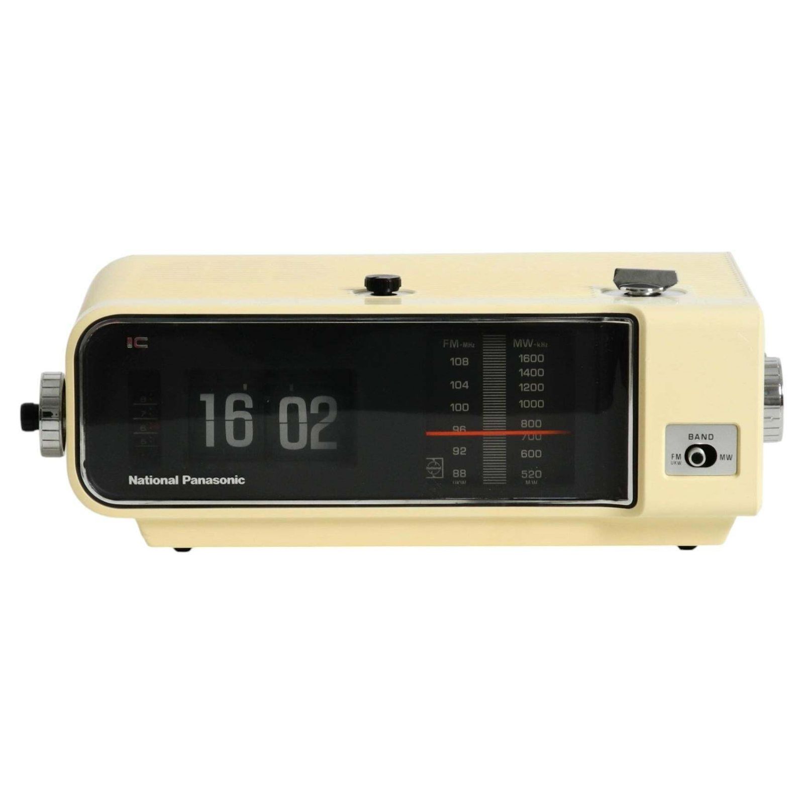 Original 1970s National Panasonic Flip Number Radio Alarm Clock Model.