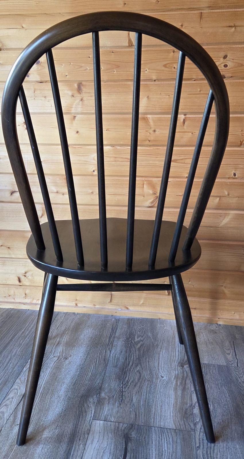 3 Ercol Mid Century Windsor Elm Dining Chairs photo buy