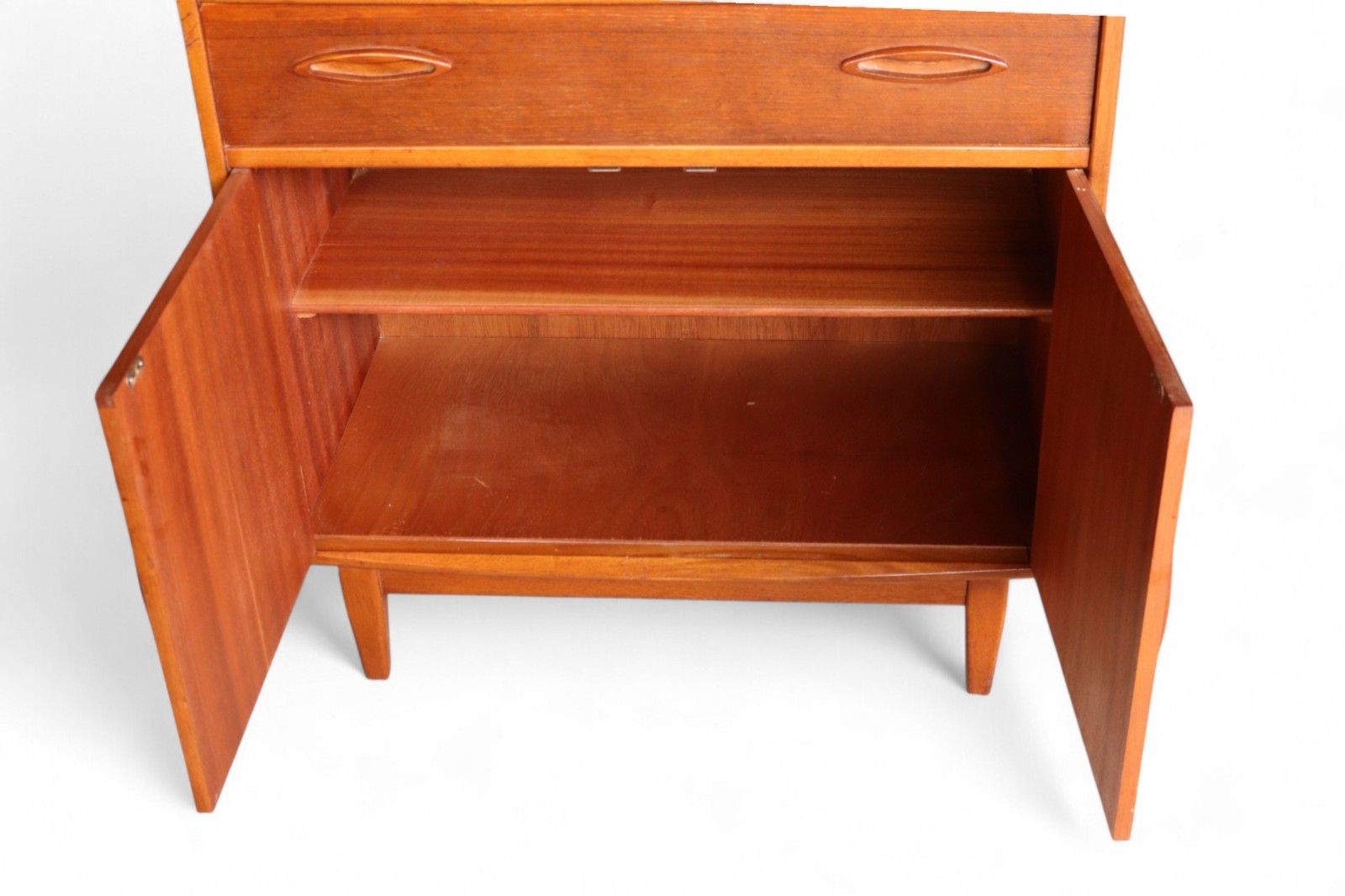 Mid Century Jentique Teak Writing Bureau 1960s photo vintage