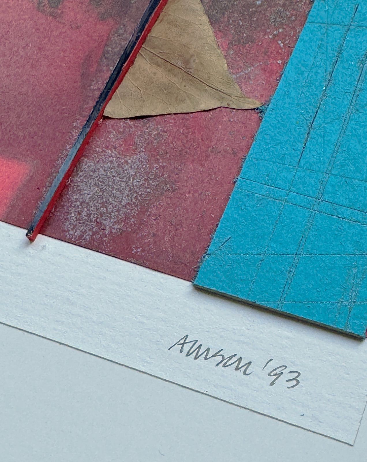 Harry Amson (British 20c)   Mixed Media Abstract Composition #1 photo for sale