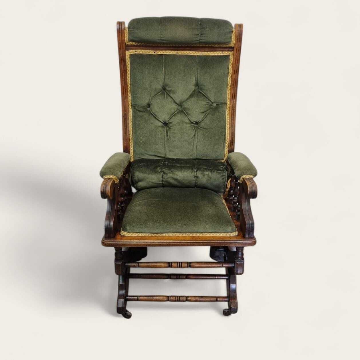Antique Traditional American Rocking Chair / C.1920 photo furniture