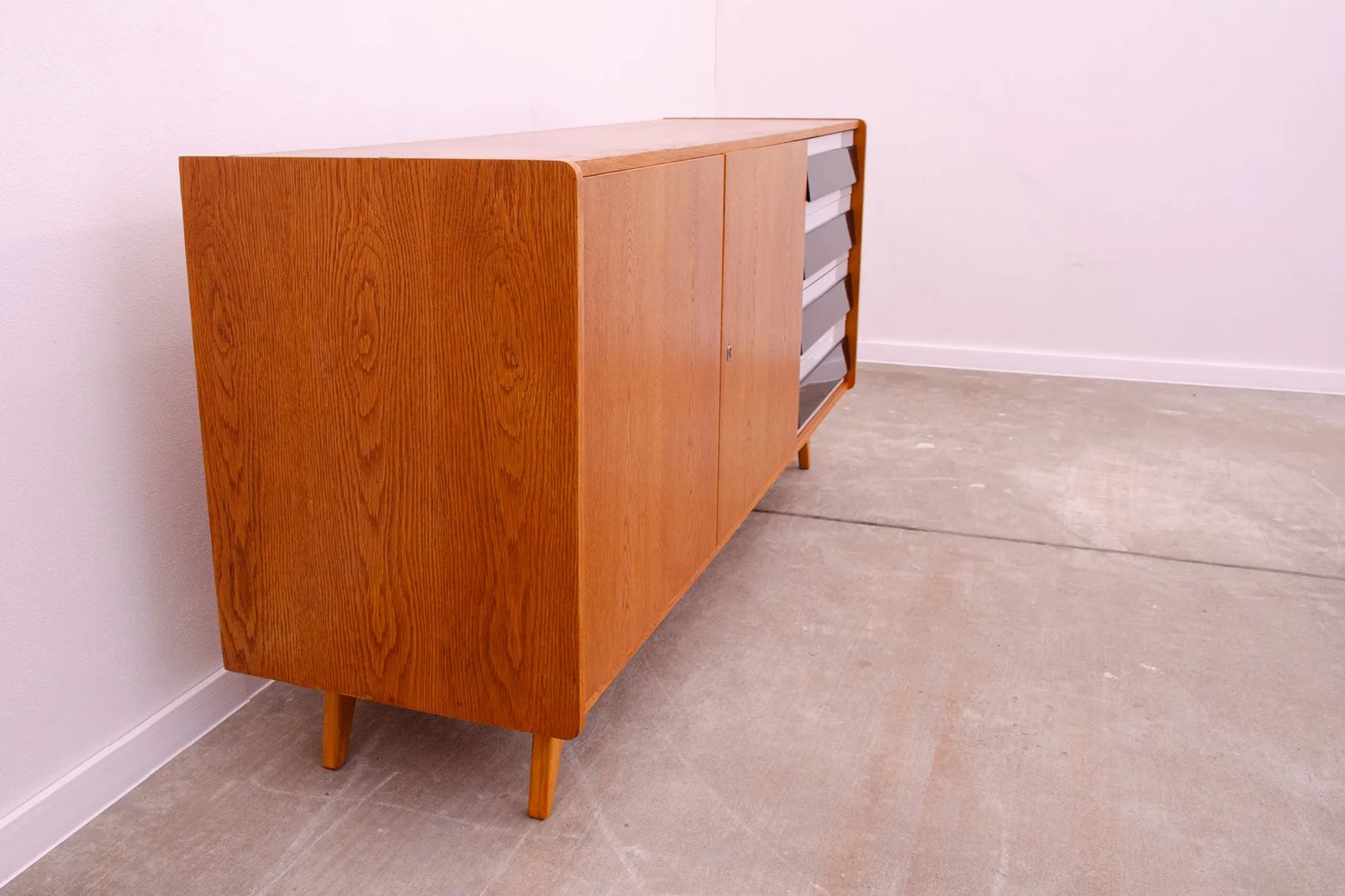 Mid Century U 460 Sideboard By Jiri Jiroutek For Interior Praha, Czechoslovakia photo Furniture