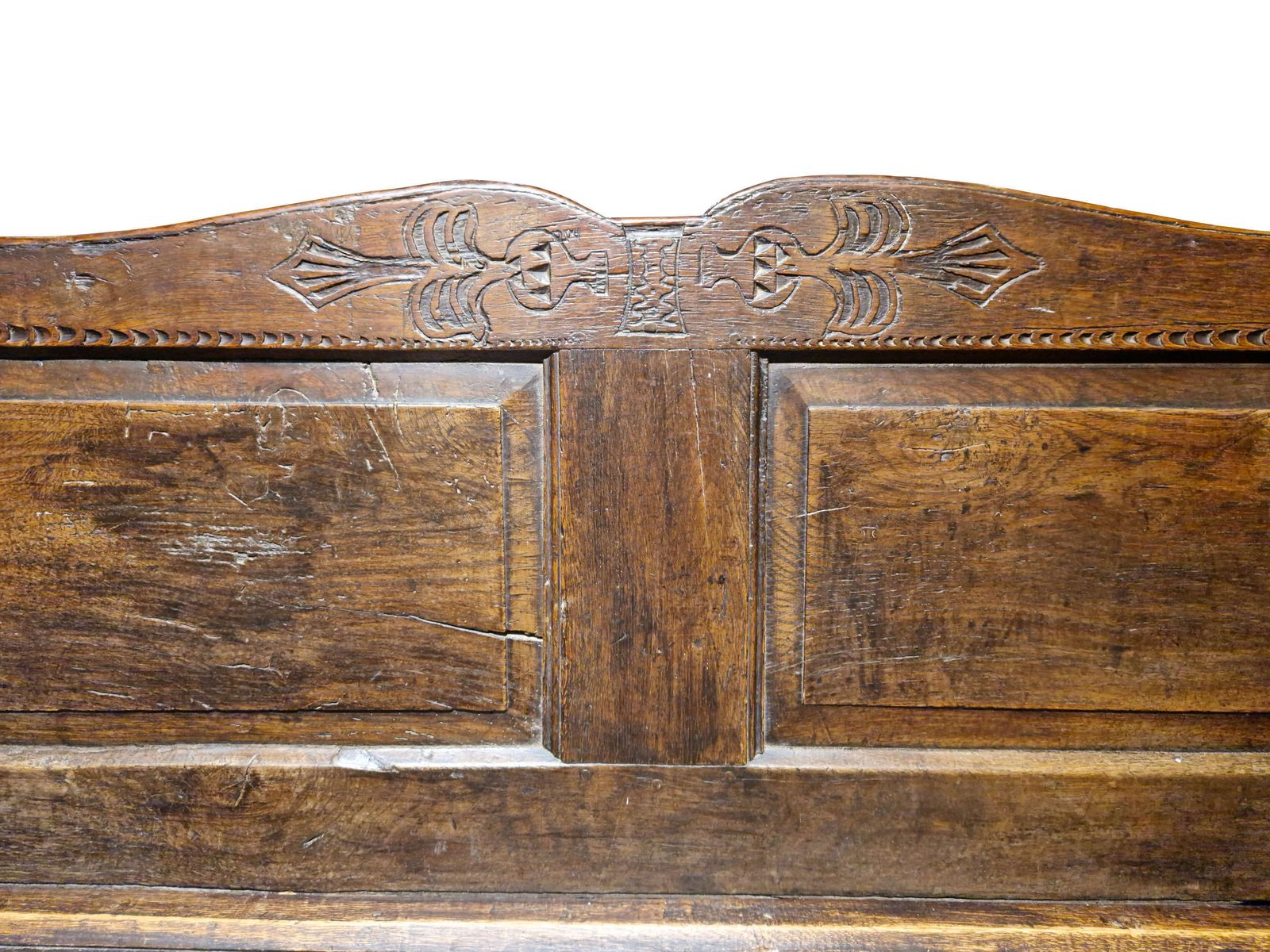 18th Century Oak Box Seated Settle – French, Circa 1780 photo Furniture