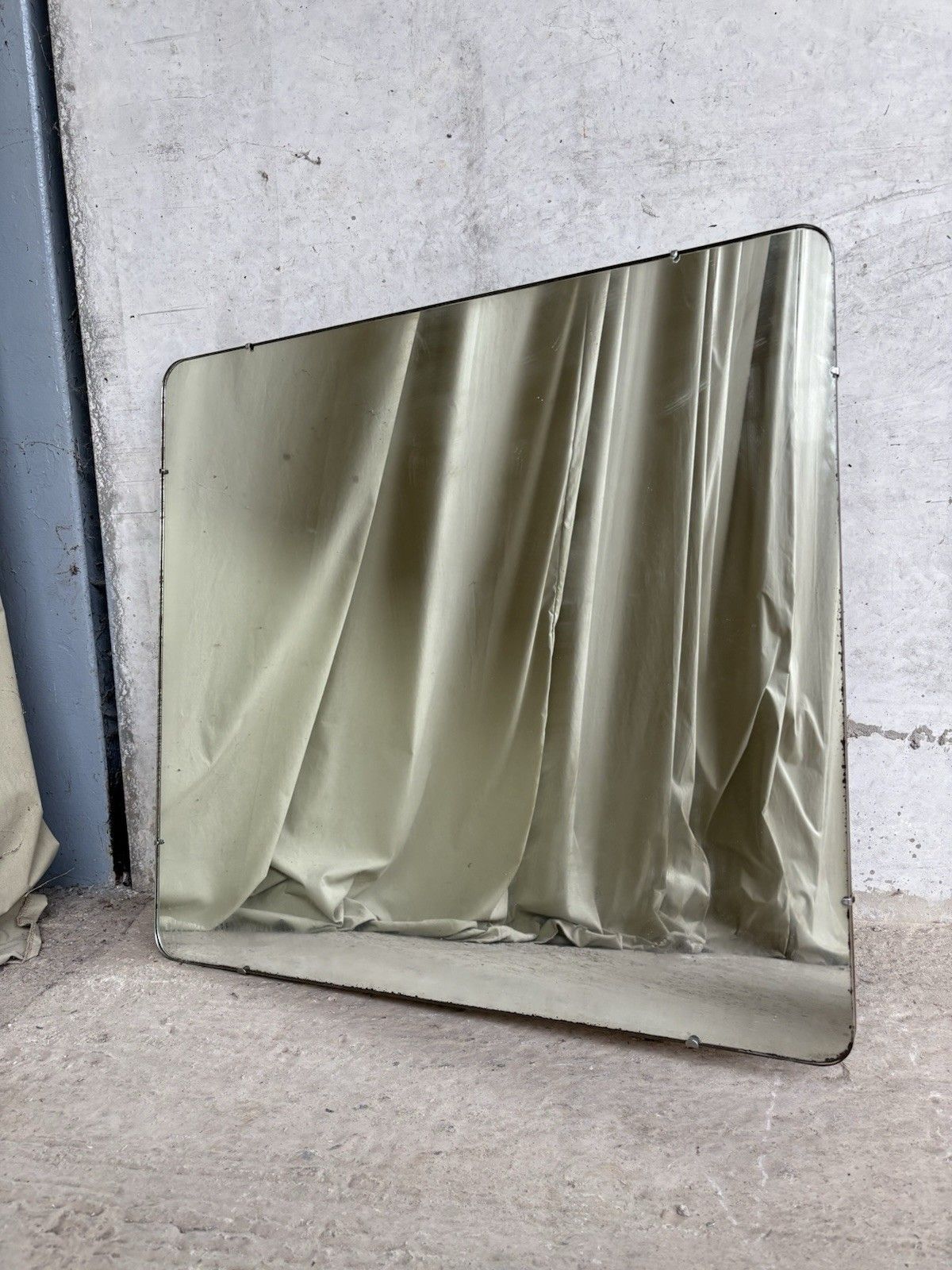 Vtg Mid Century Large Wall Hallway Overmantle Mirror Retro R1138 photo Home Decor