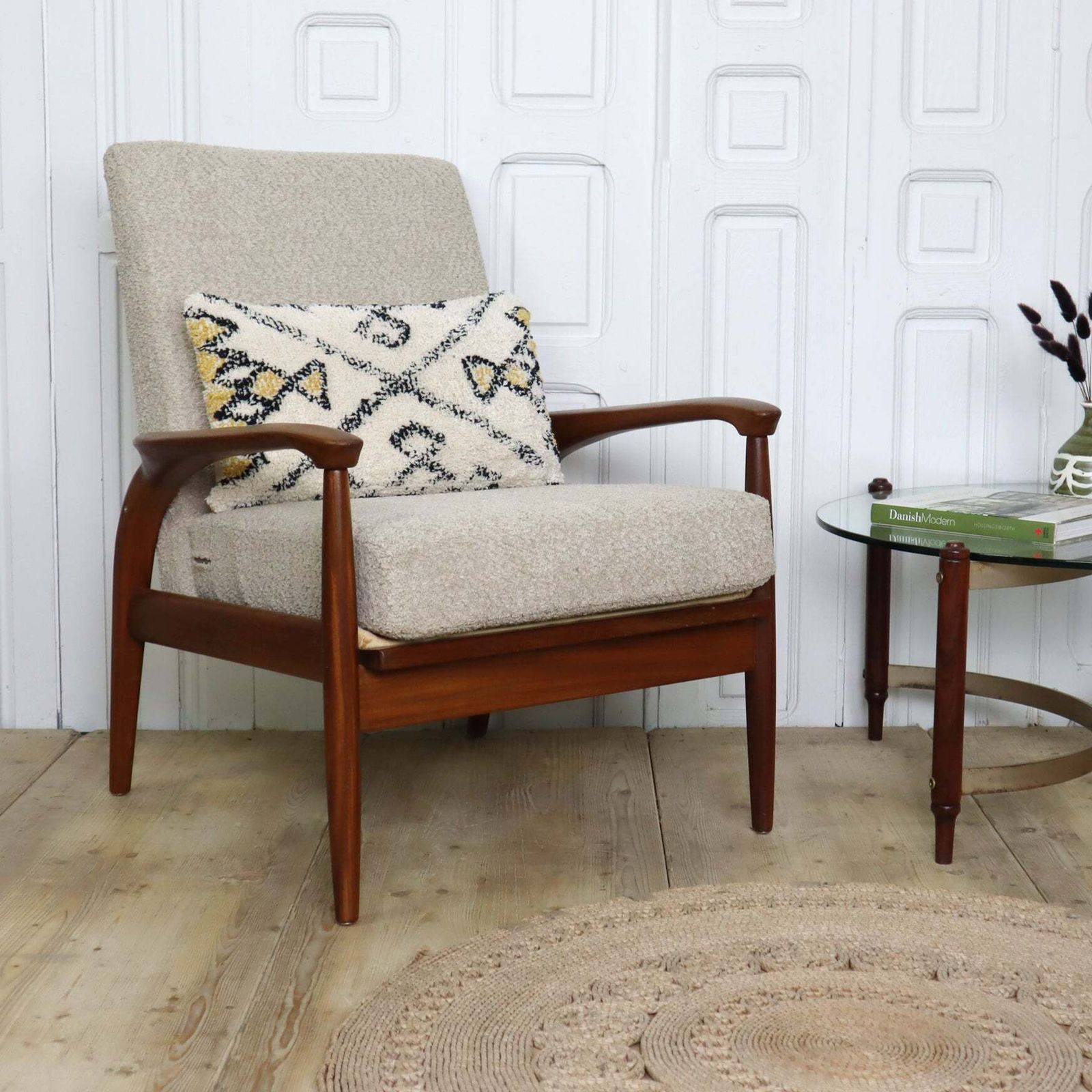 Vintage Greaves & Thomas Boucle Armchair