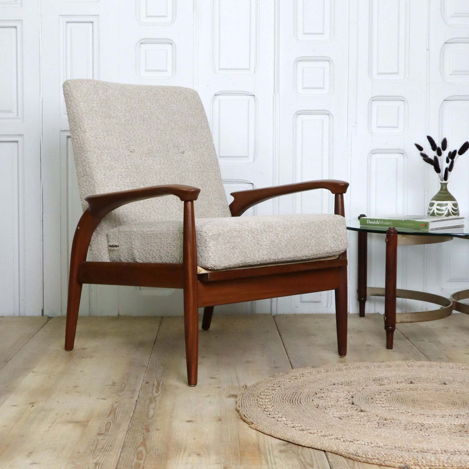 Vintage Greaves & Thomas Boucle Armchair photo for sale