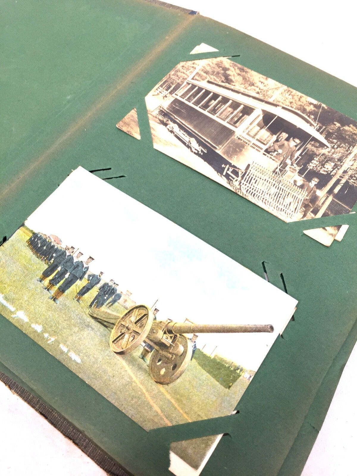 photo for sale Antique Art Nouveau Early 20th Century Postcard Album / Photo Book / Scrapbook