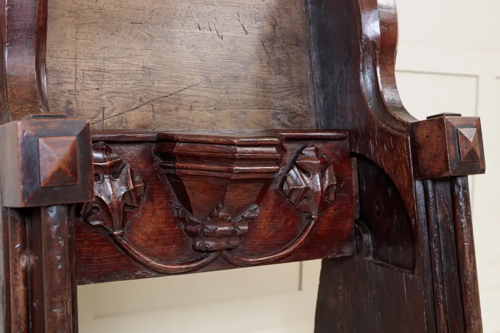 17th Century Oak Pew, 1600s, Antique photo furniture