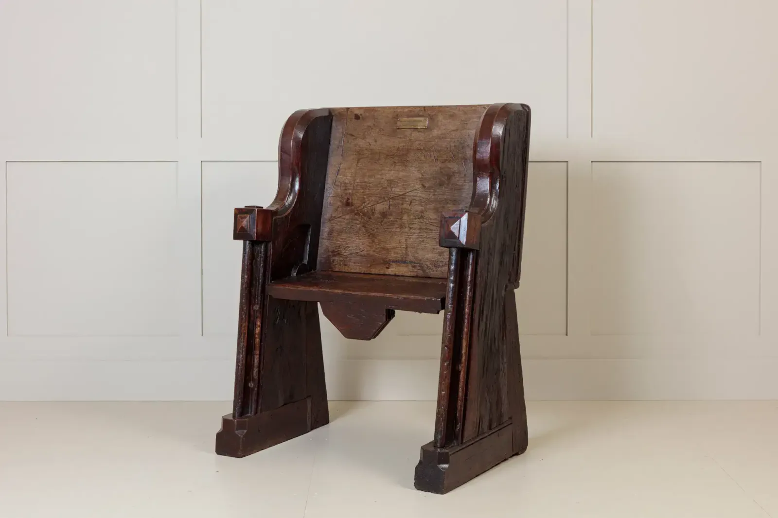 17th Century Oak Pew, 1600s, Antique