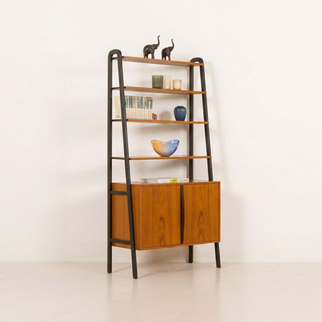 Mid Century Free Standing Wall Unit By Brantorps, Sweden 1960s