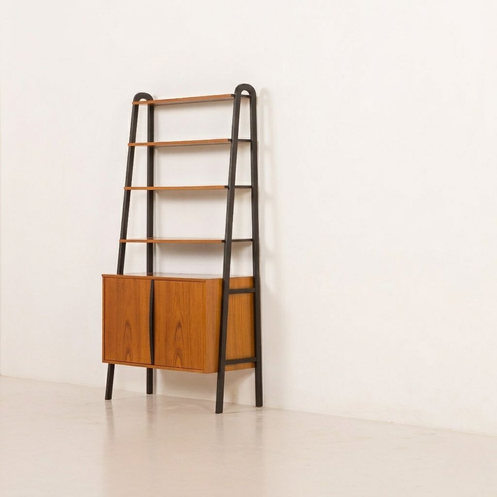 Mid Century Free Standing Wall Unit By Brantorps, Sweden 1960s photo furniture
