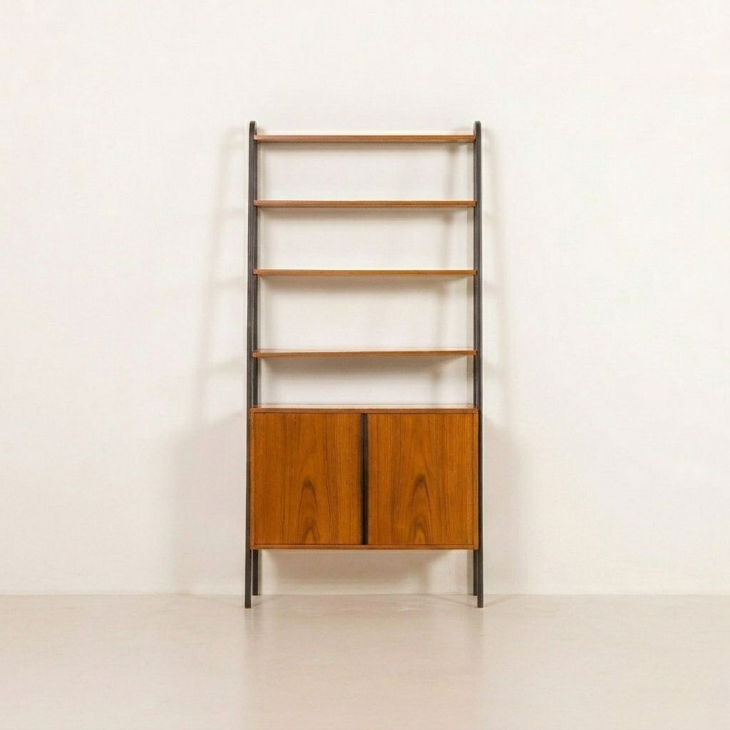 Mid Century Free Standing Wall Unit By Brantorps, Sweden 1960s photo for sale