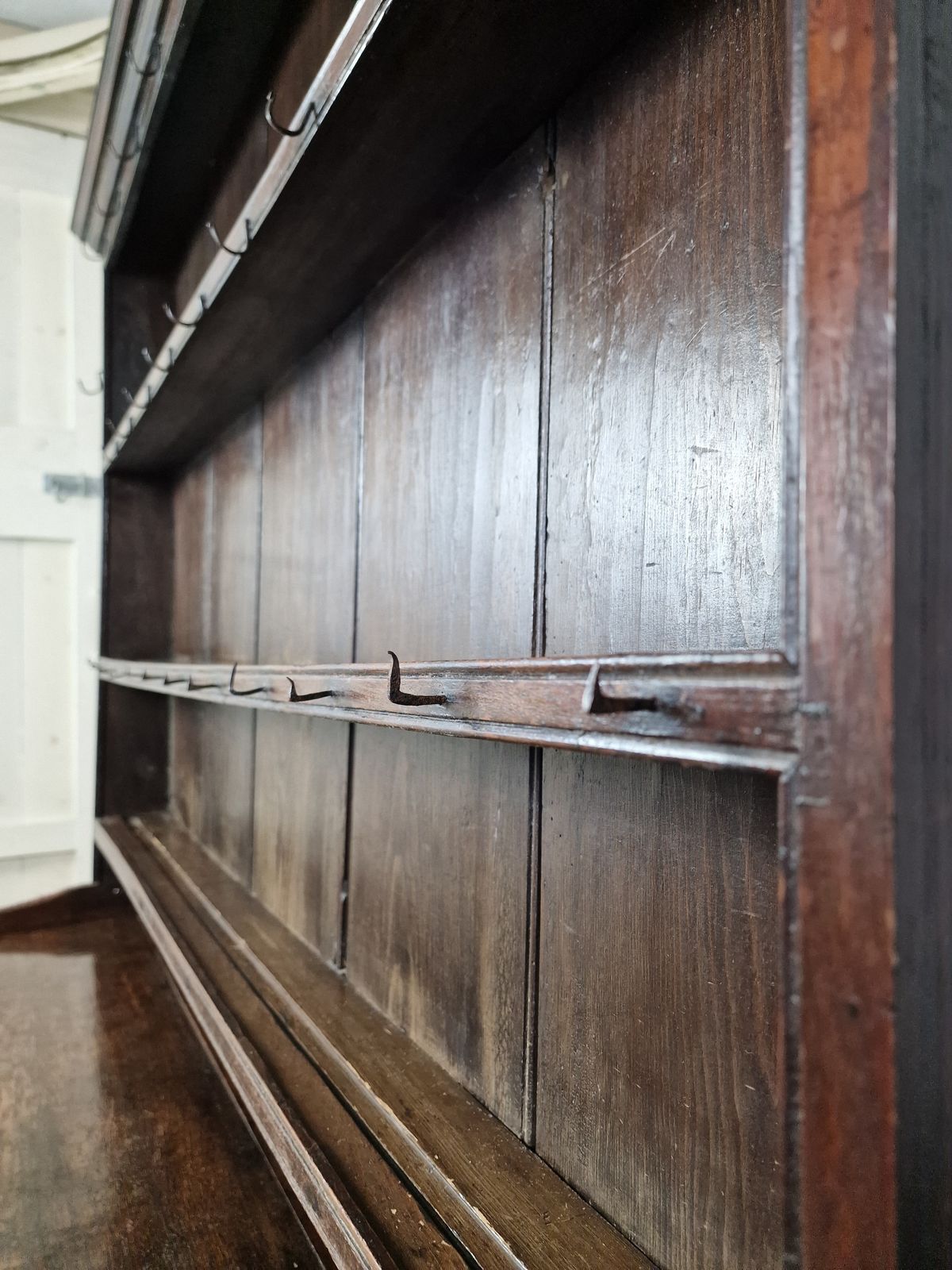 Furniture Antique Oak Dresser And Plate Rack   George II (18thc.) photo