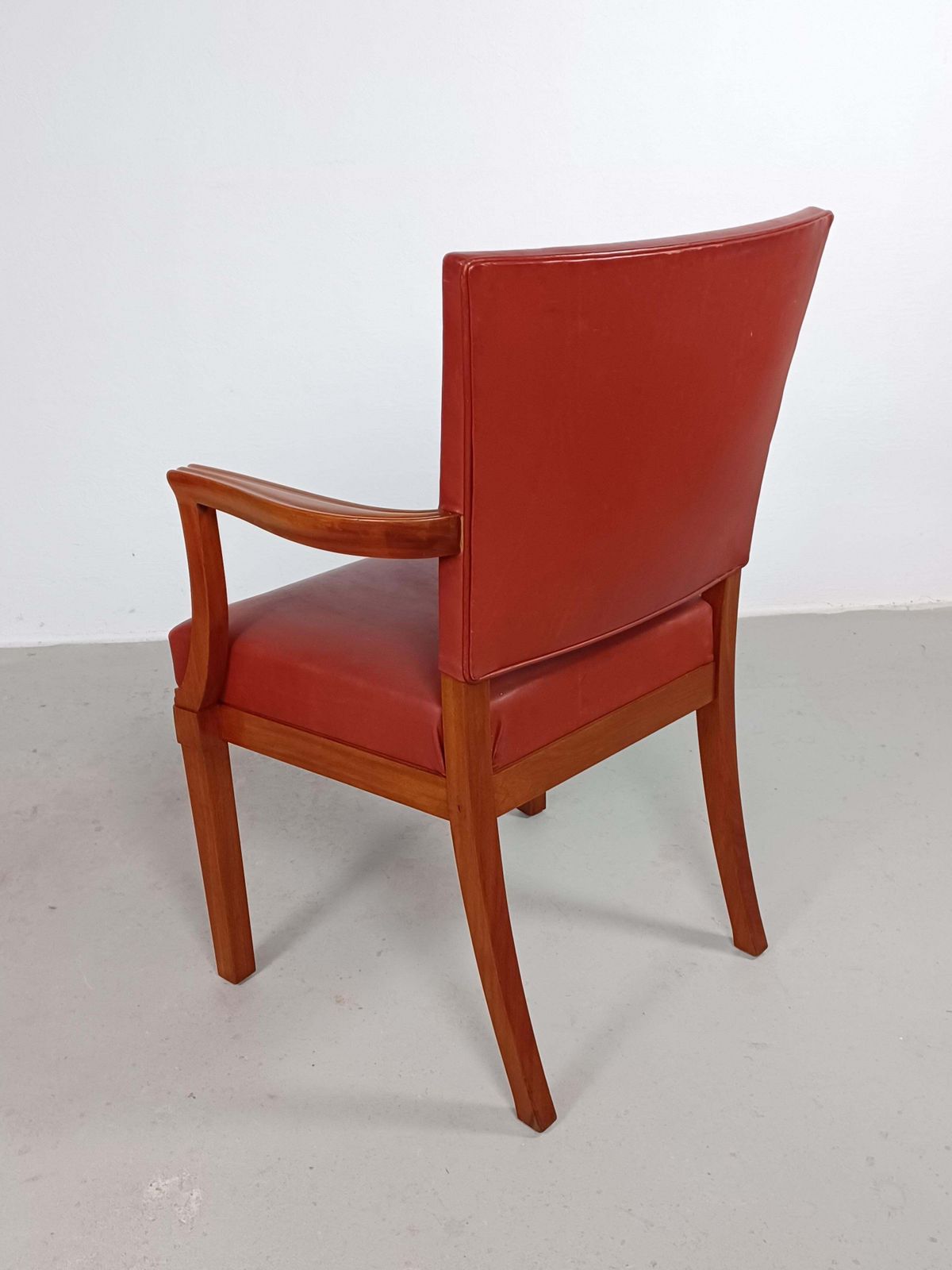 1935 Set Of Two Restored Kaare Klint Armchairs By Rud Rasmussen photo vinterior
