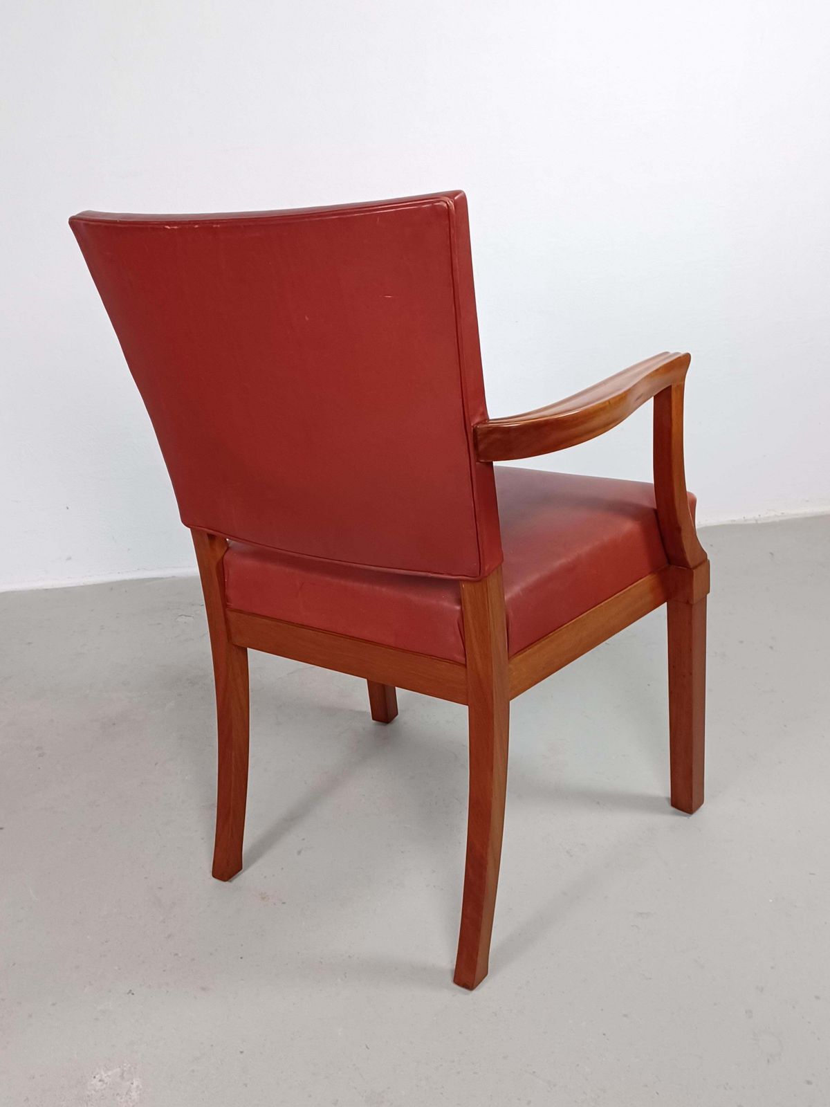 1935 Set Of Two Restored Kaare Klint Armchairs By Rud Rasmussen photo vintage