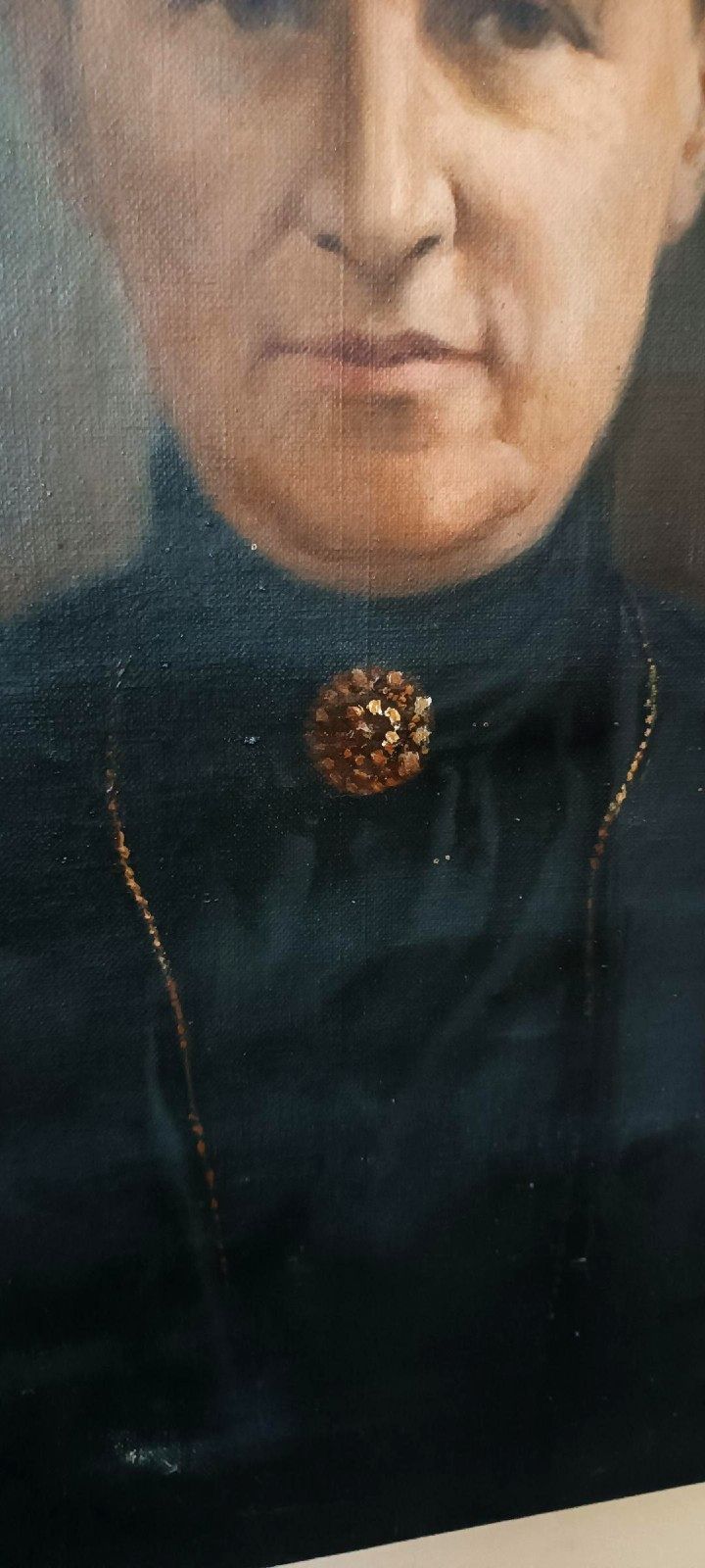 Antique Painting Early 900s Female Portrait Signed S.Bruno photo 146.0