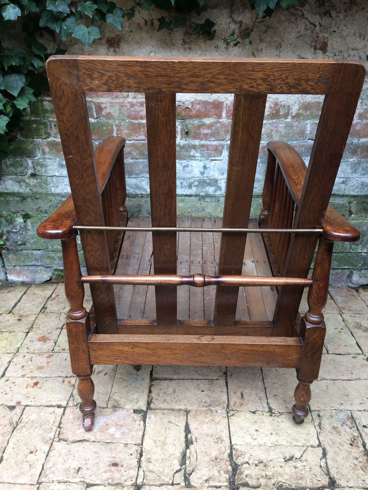 Arts And Crafts Oak Reclining Armchair By Wylie And Lochhead. photo Furniture