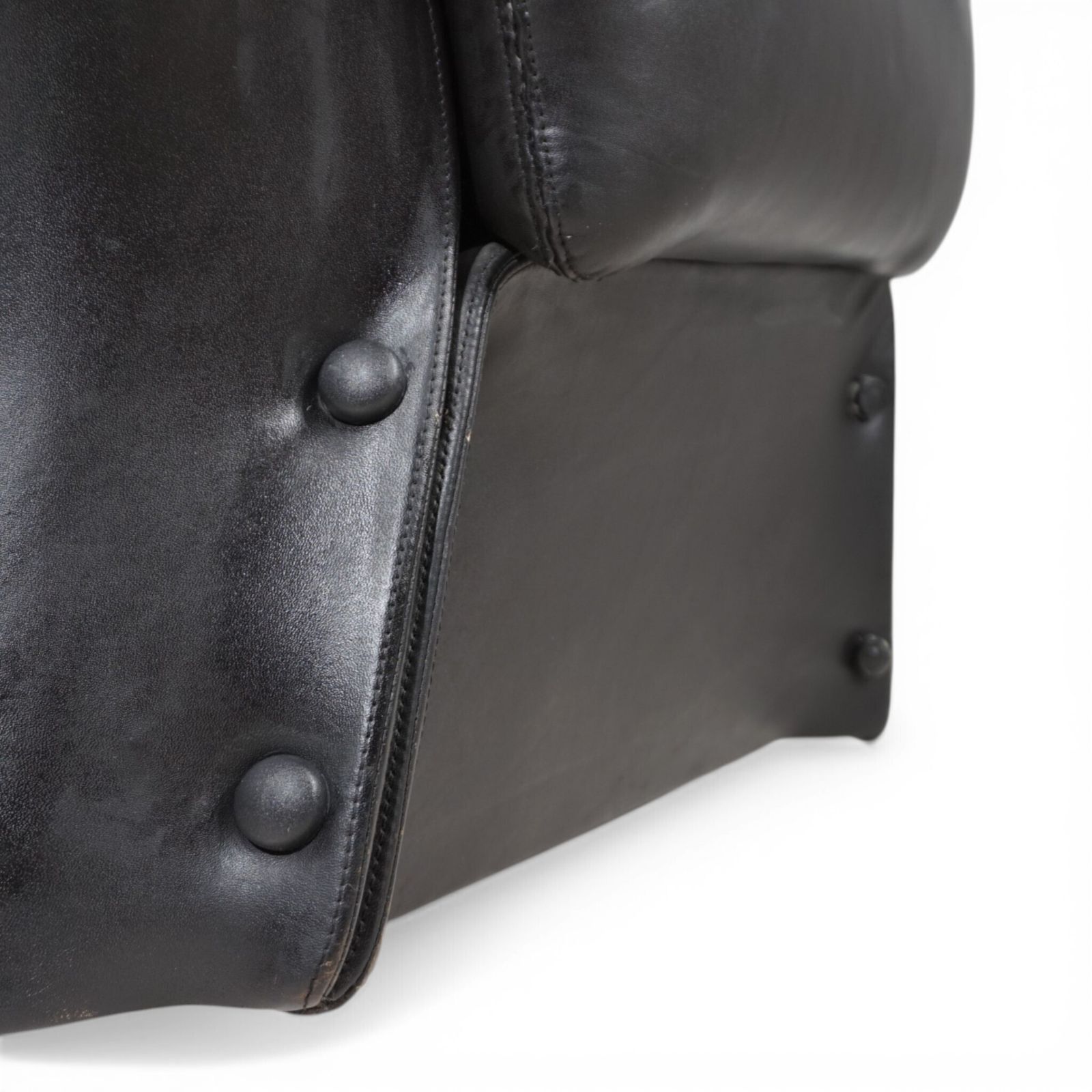 Furniture Carl Straub Leather Lounge Chair, 1970 photo