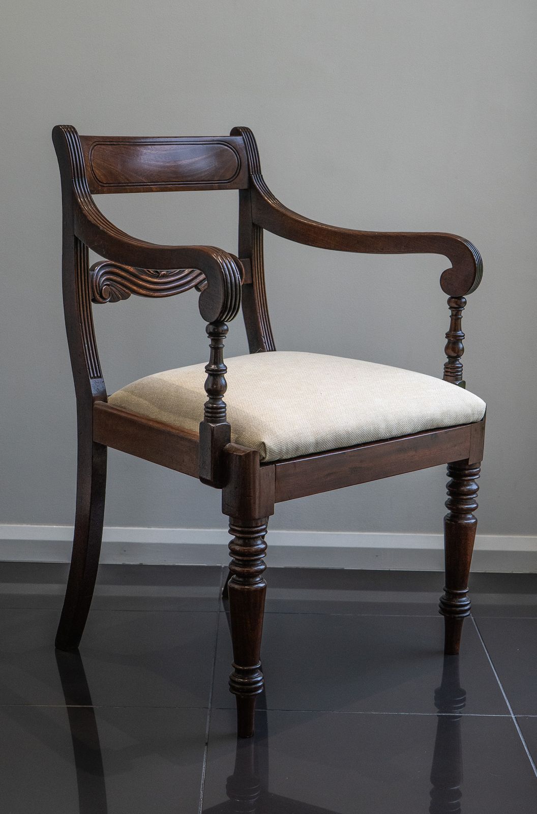 A 19th Century Mahoghany Armchair