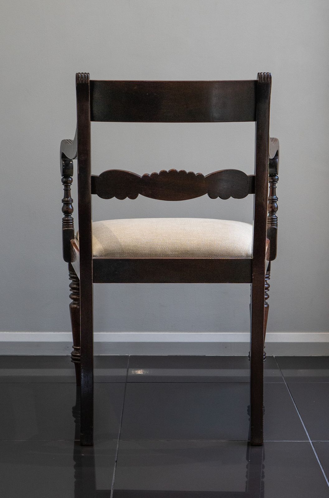 A 19th Century Mahoghany Armchair photo for sale